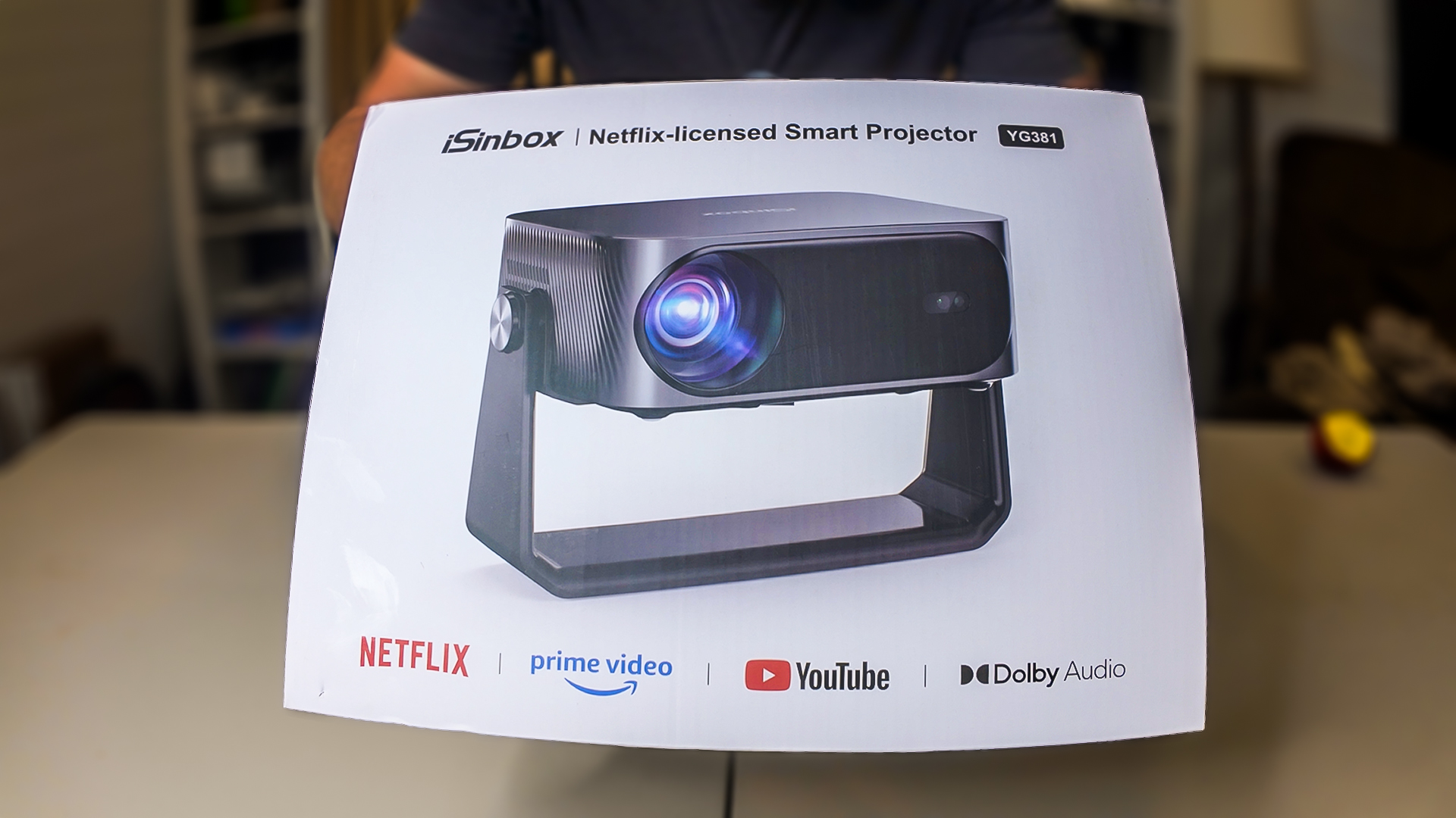 Watch Unboxing the AFFORDABLE iSinbox Projector on Amazon Live