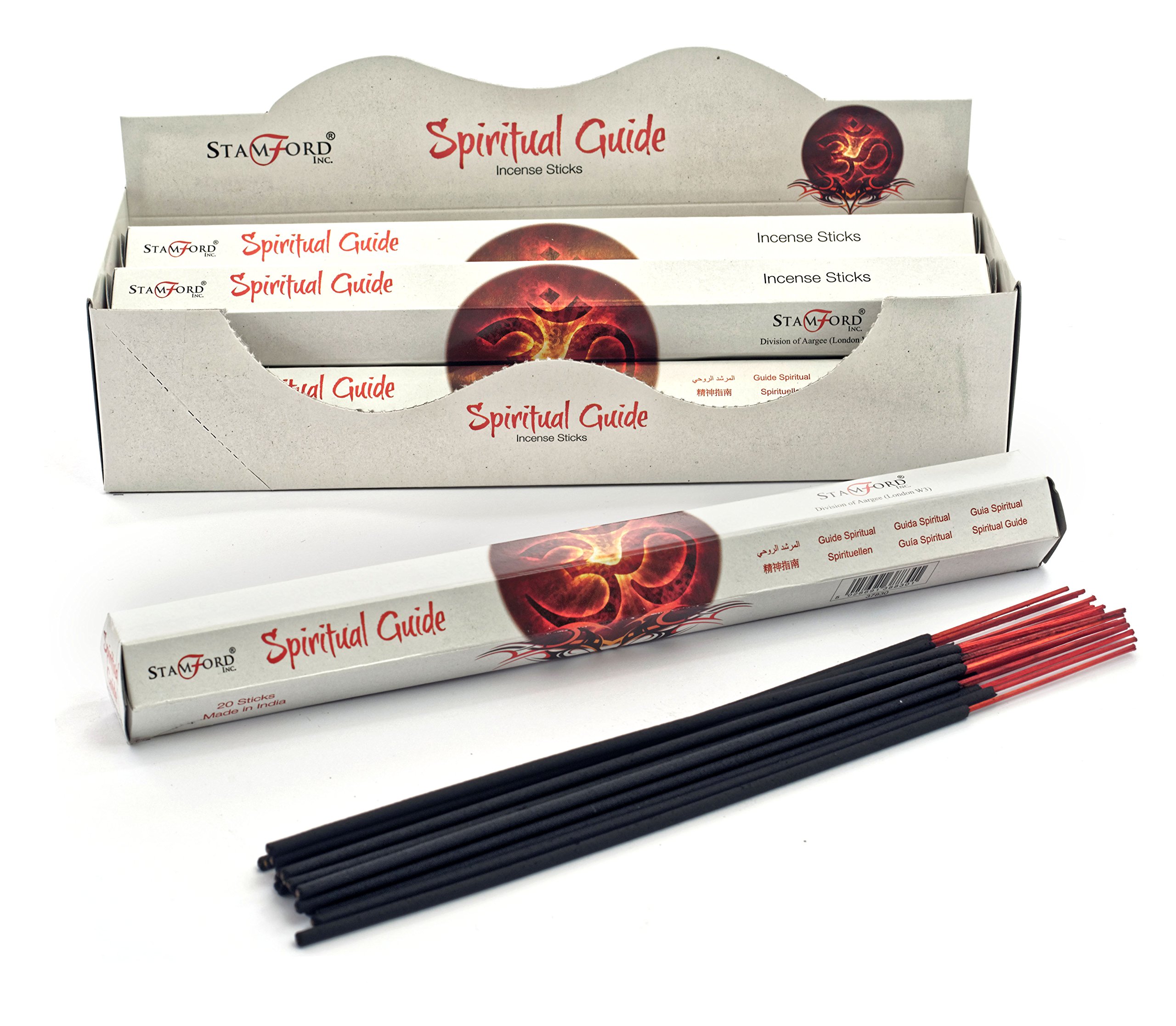 STAMFORD INC. 37830 Spiritual Guide Incense Sticks, 20 Sticks x 6 Packs