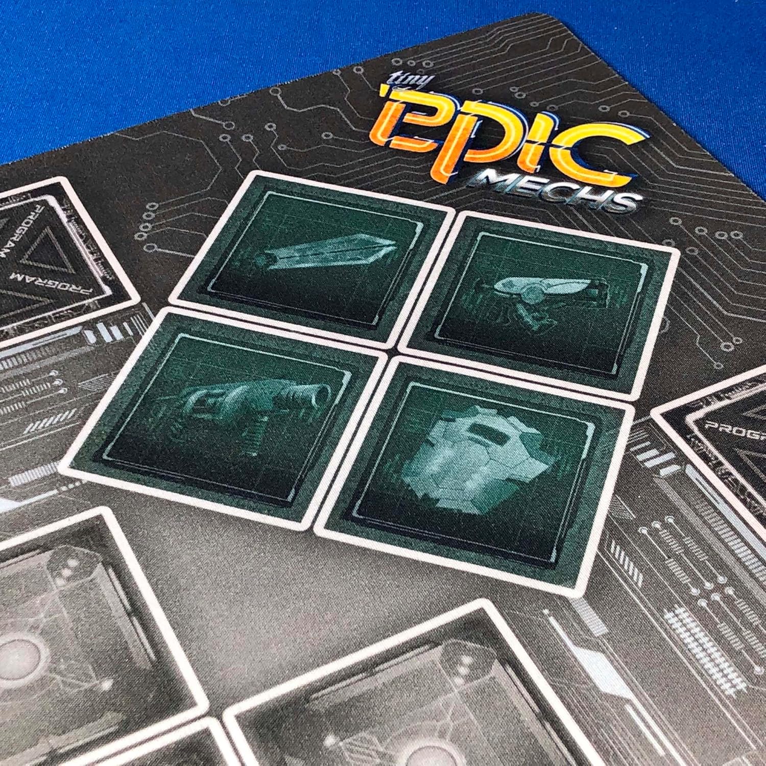 Tiny Epic Mechs Deluxe – Strategic Mech Combat & Programming Game, 1-4 Players, Ages 14+, Includes ITEMeeples & Miniatures