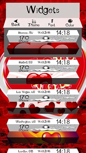 Relógio Tempo Love Hearts