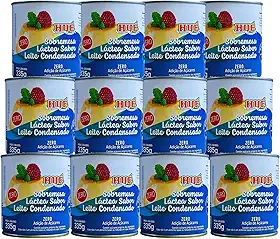 Leite Condensado Diet Hué Sem Glúten Zero Açúcar 12 Latas