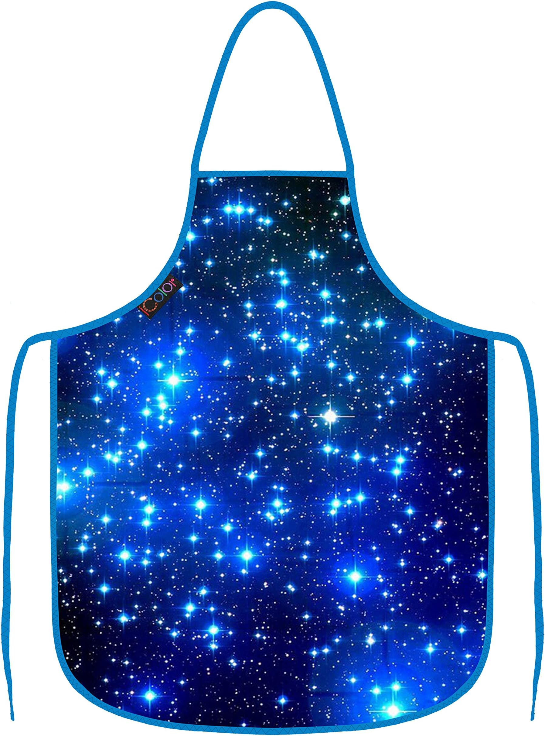 icolorCooking Apron,Funny BBQ or Kitchen Aprons,Machine Washable,Premium Quality Bib Aprons for Women and Men,Ideal for Kitchen,Baking,Parties,Garden,Camping & More