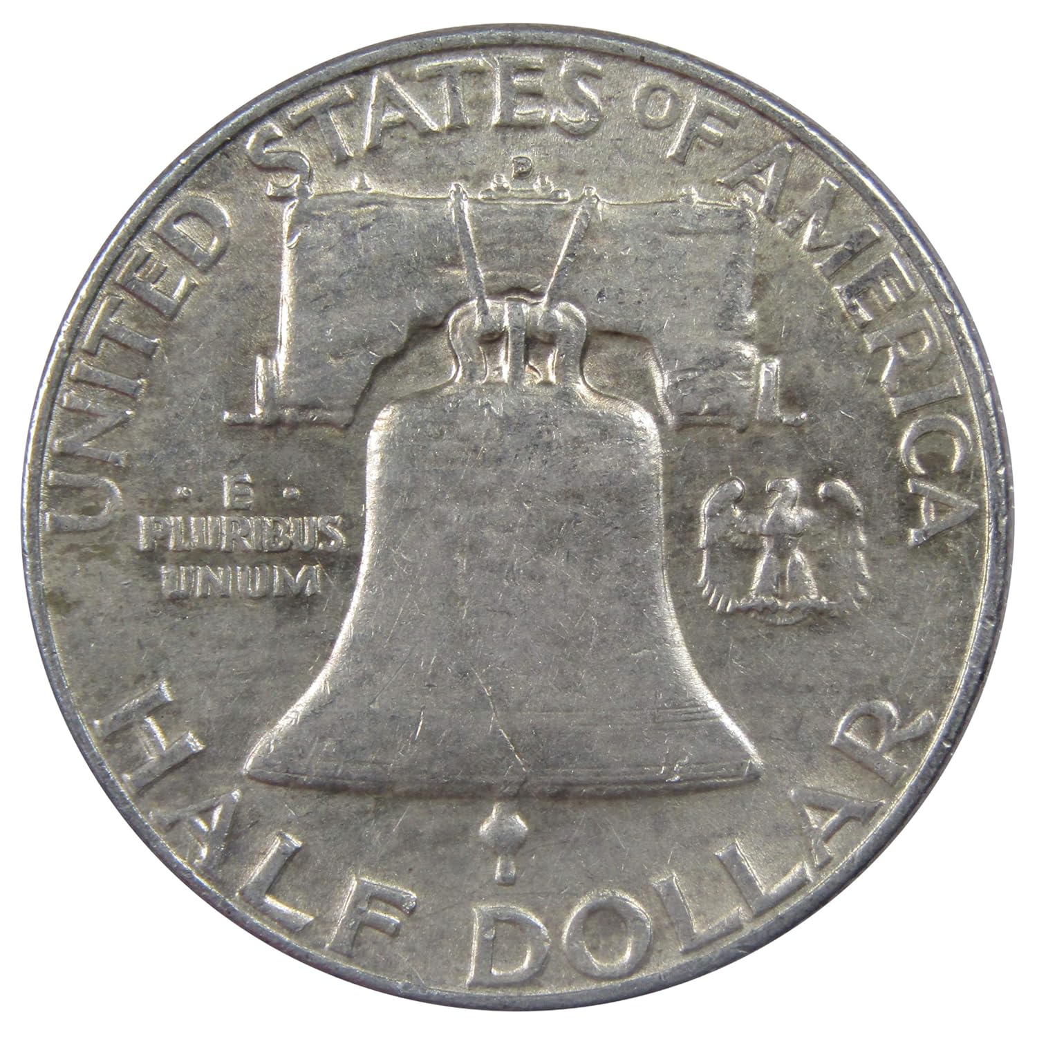 1952 D Franklin Half Dollar AU About Uncirculated 90% Silver 50c US Coin