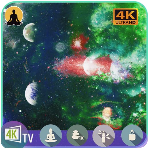 Universe in 4K: A Space Galaxy Screensaver for Fire TV-RELAXATION- Meditation Deep Space Music for Studying, Working for Tablets and TVs No Ads