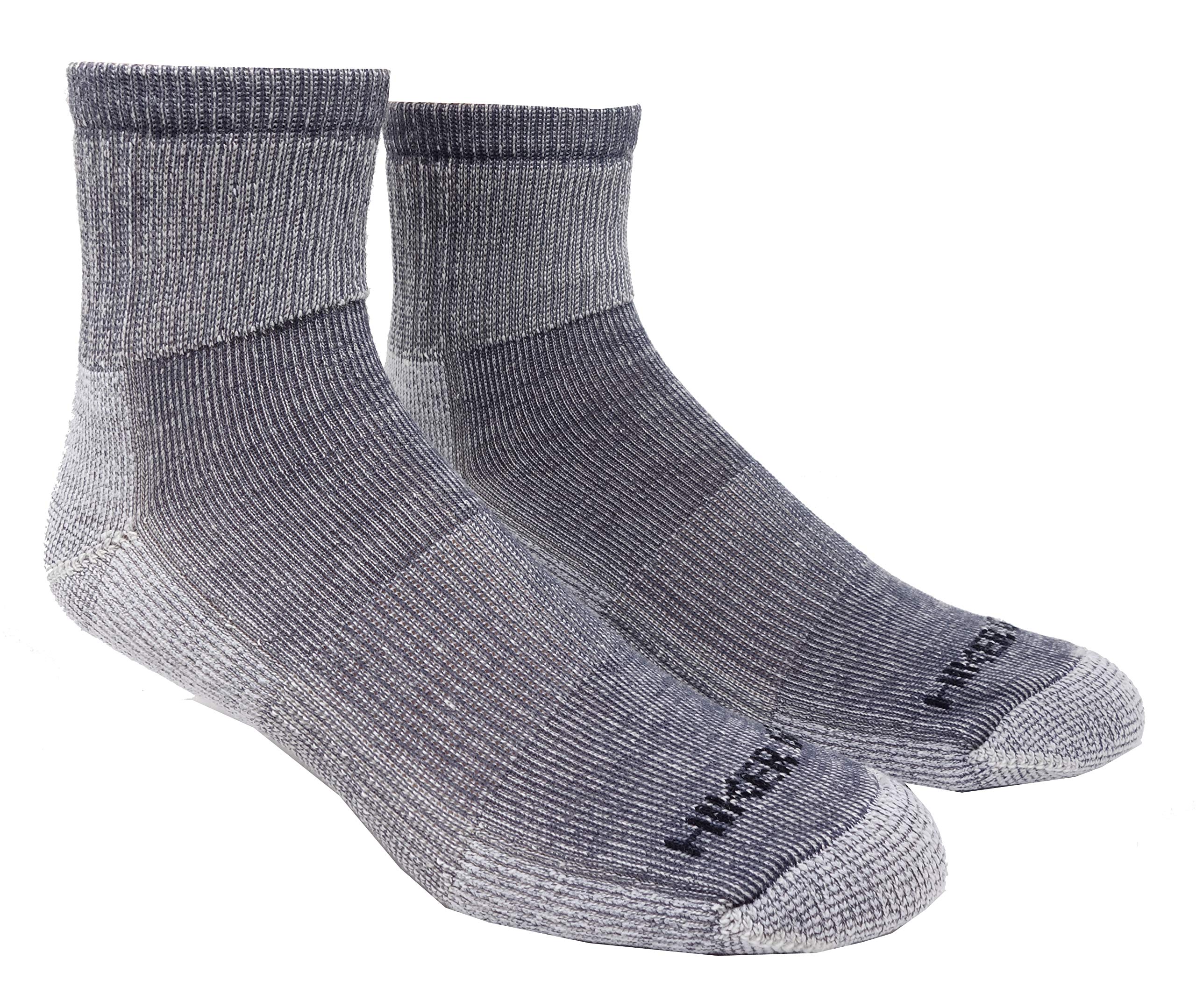 J.B. Field's 3 Paar Low Cut Wandersocken aus 74% Merinowolle für Damen & Herren für Herbst, Sommer, Trekking & Outdoor
