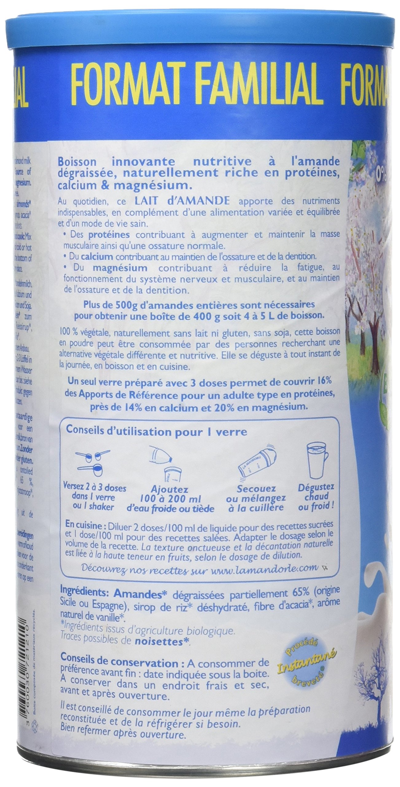 La Mandorle Lait d'Amande 0.8 g 1 Unité