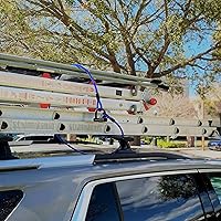 Vista 6 de DocksLocks Cable de seguridad recto resistente a la intemperie (5 pies a 25 pies de longitud) con extremos en bucle reforzados, protección antirrobo