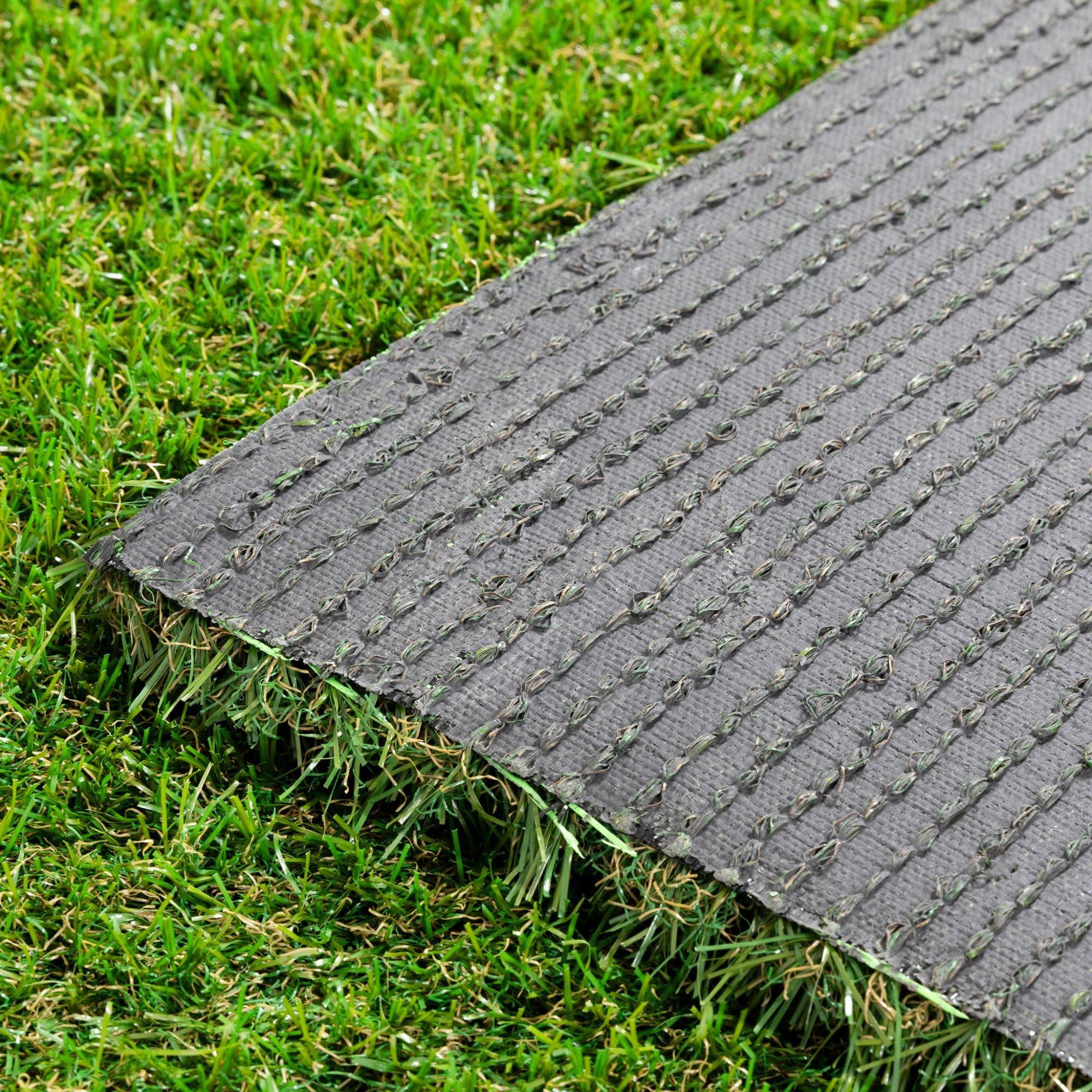 Steffensmeier Kunstrasen Stirling 24 mm 1.038 g/m² UV-beständig Smart Kollektion | Grün, Größe: 100x600 cm
