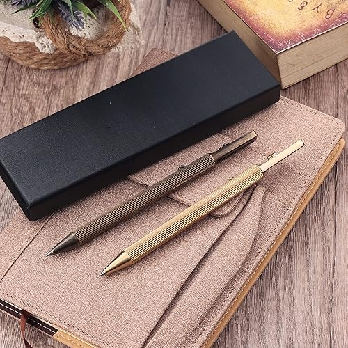 Miniatura 4 de SMOOTHERPRO Bolígrafo de acción de perno de latón macizo con hoja de sobre para buzón de correo, compatible con repuesto Parker para Mailman