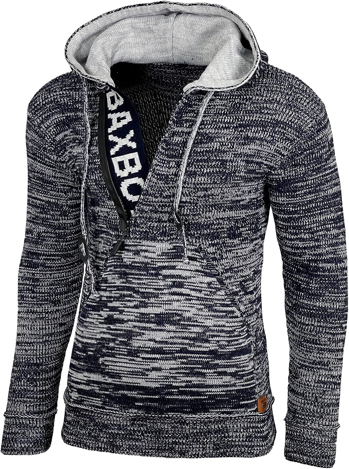 BB-277 Men's hooded jacket winter top hoodie zip jumper sweatshirt jacket