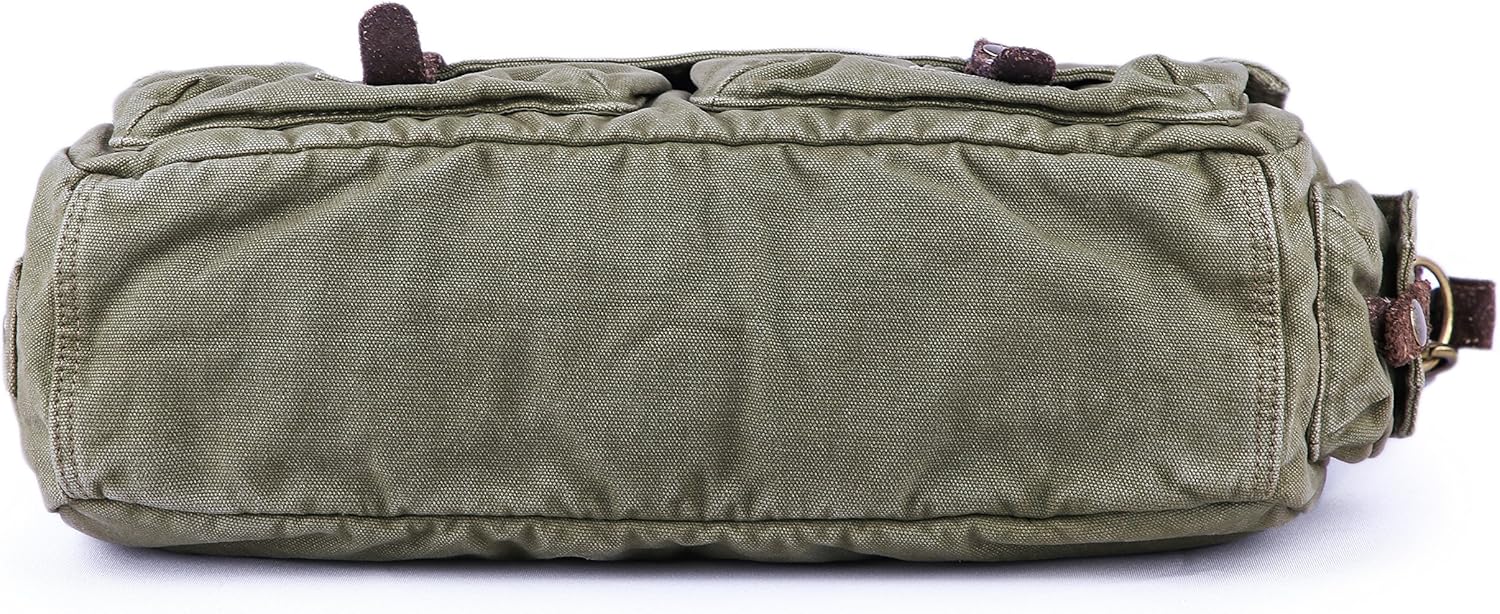 Best Cyber Monday 🔥 Gootium Canvas Messenger Bag - Vintage Satchel Cross Body Shoulder Bag, Fit 15.6-Inch Laptop, Olive Green 🔥 Flash Sale Gootium Canvas Messenger Bag - Vintage Satchel Cross Body Shoulder Bag, Fit 15.6-Inch Laptop, Olive Green