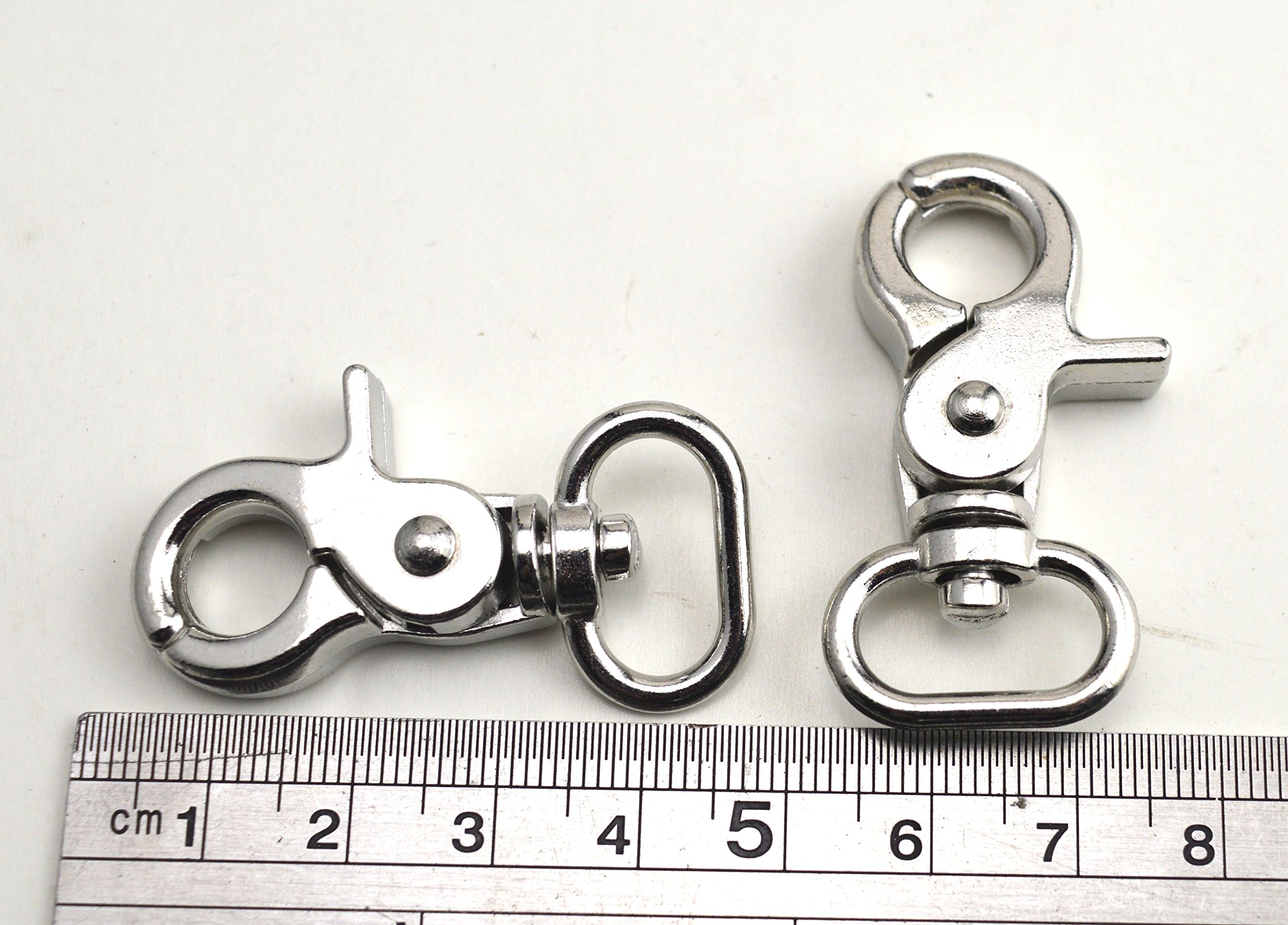 Wuuycoky - B3125-1 - Lot De 10 Fermoirs Mousquetons Pivotants