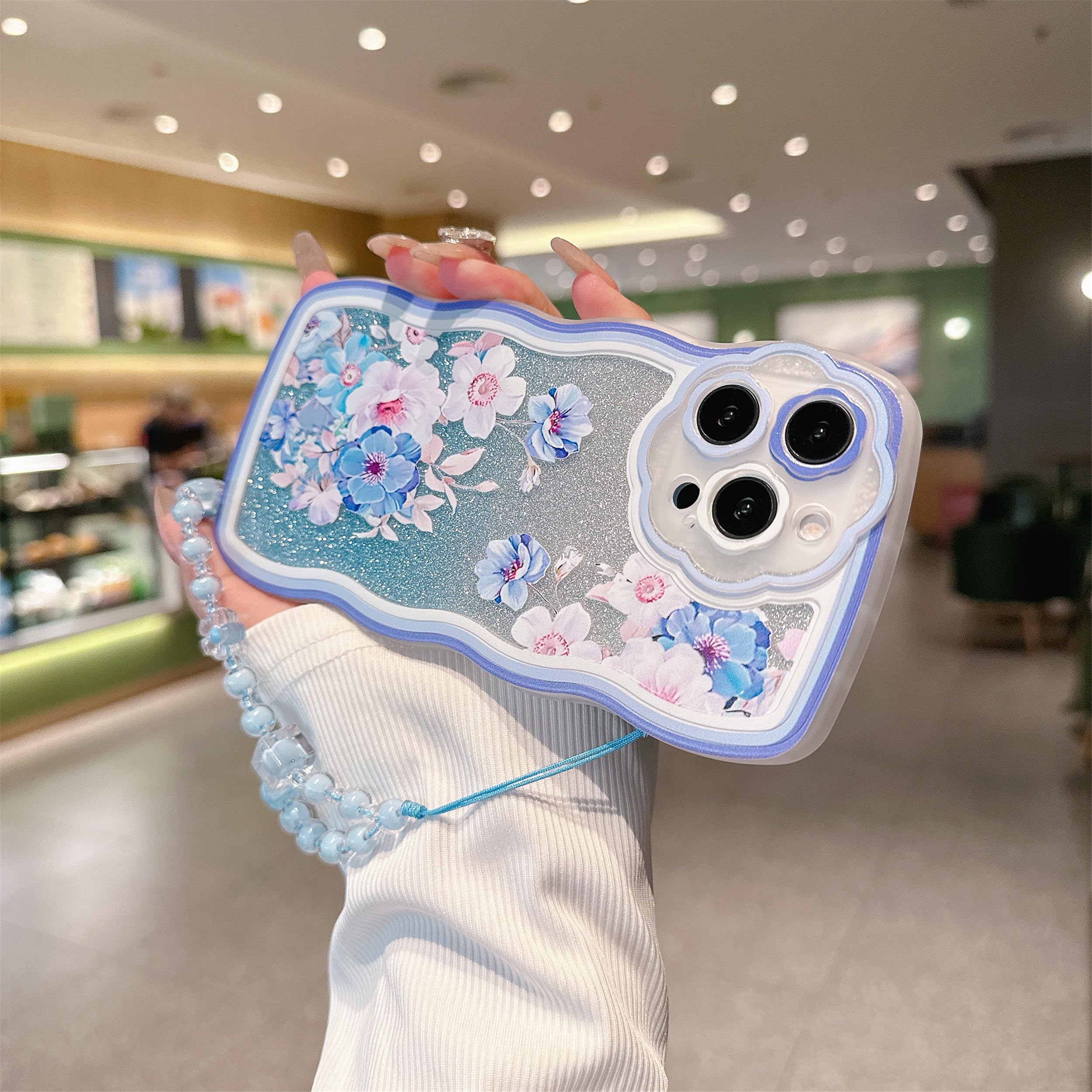 For IPhone 11 Case, [Wavy Curly Edge Comfort Grip] [3 In 1 With Beaded - View #12