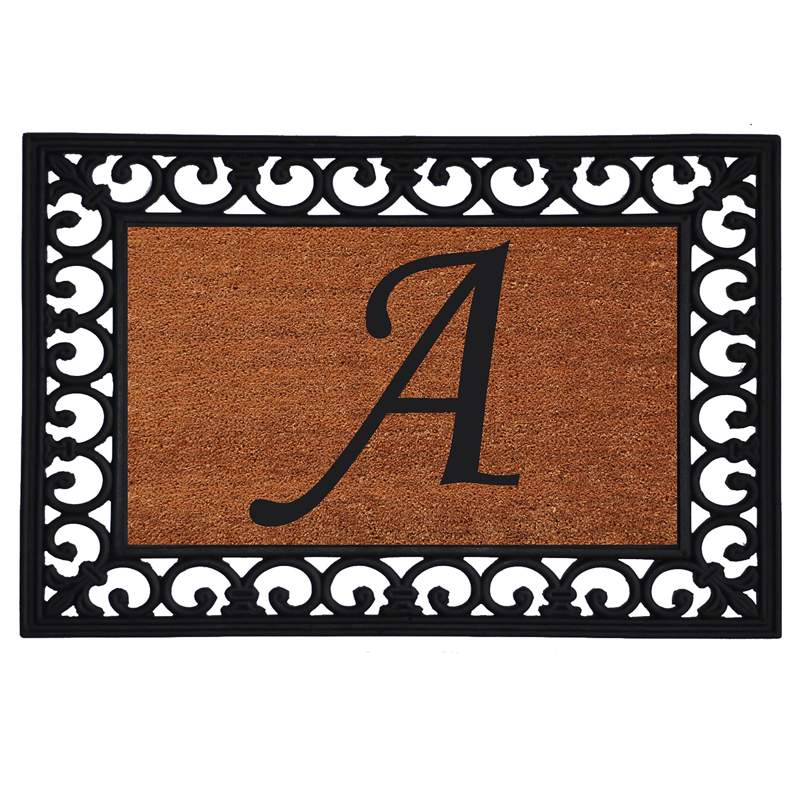 Calloway Mills 180041925A Paillasson monogramme 48,3 x 63,5 cm (lettre A)