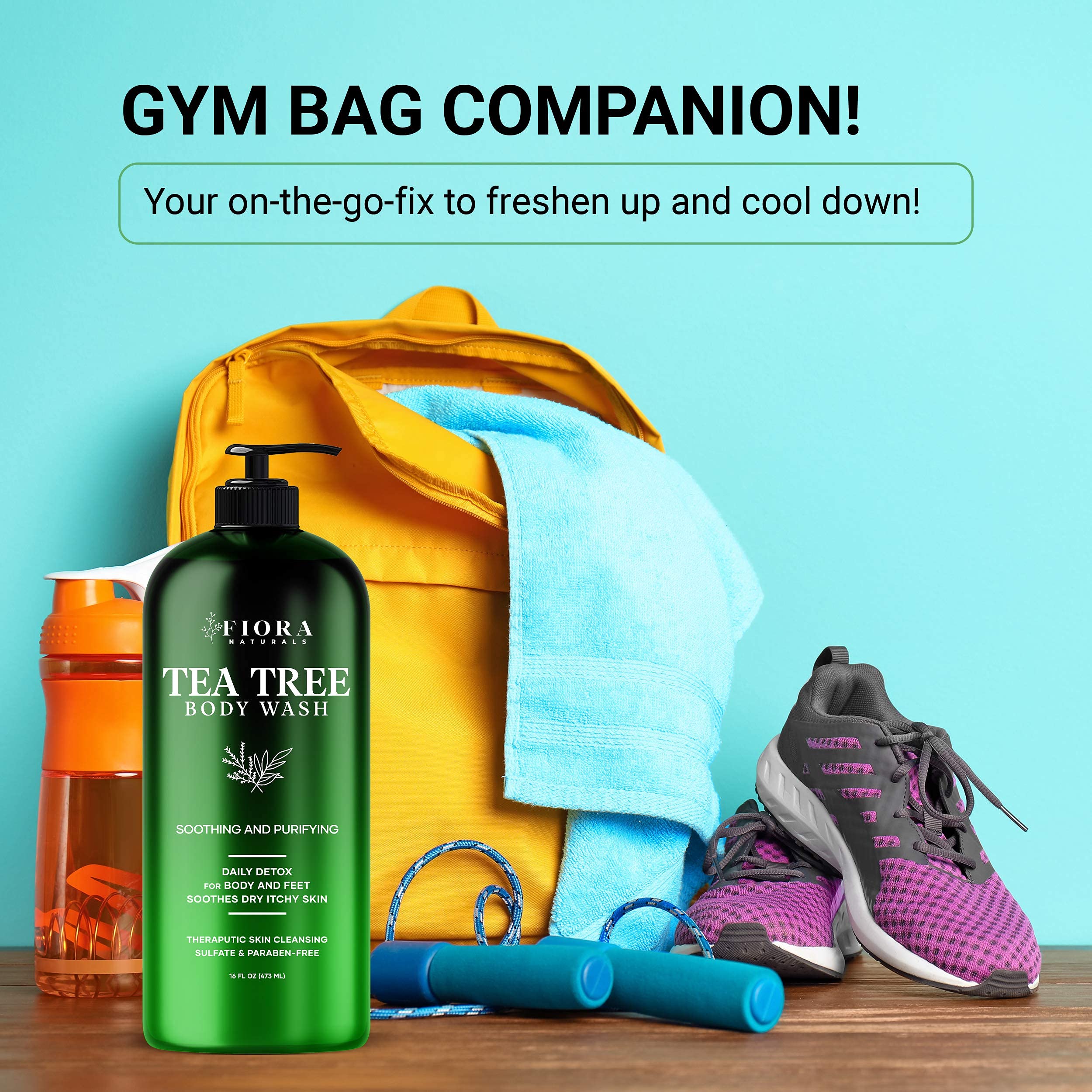 Buy Tea Tree Oil Body Wash and Foot Wash Acne clearing body wash