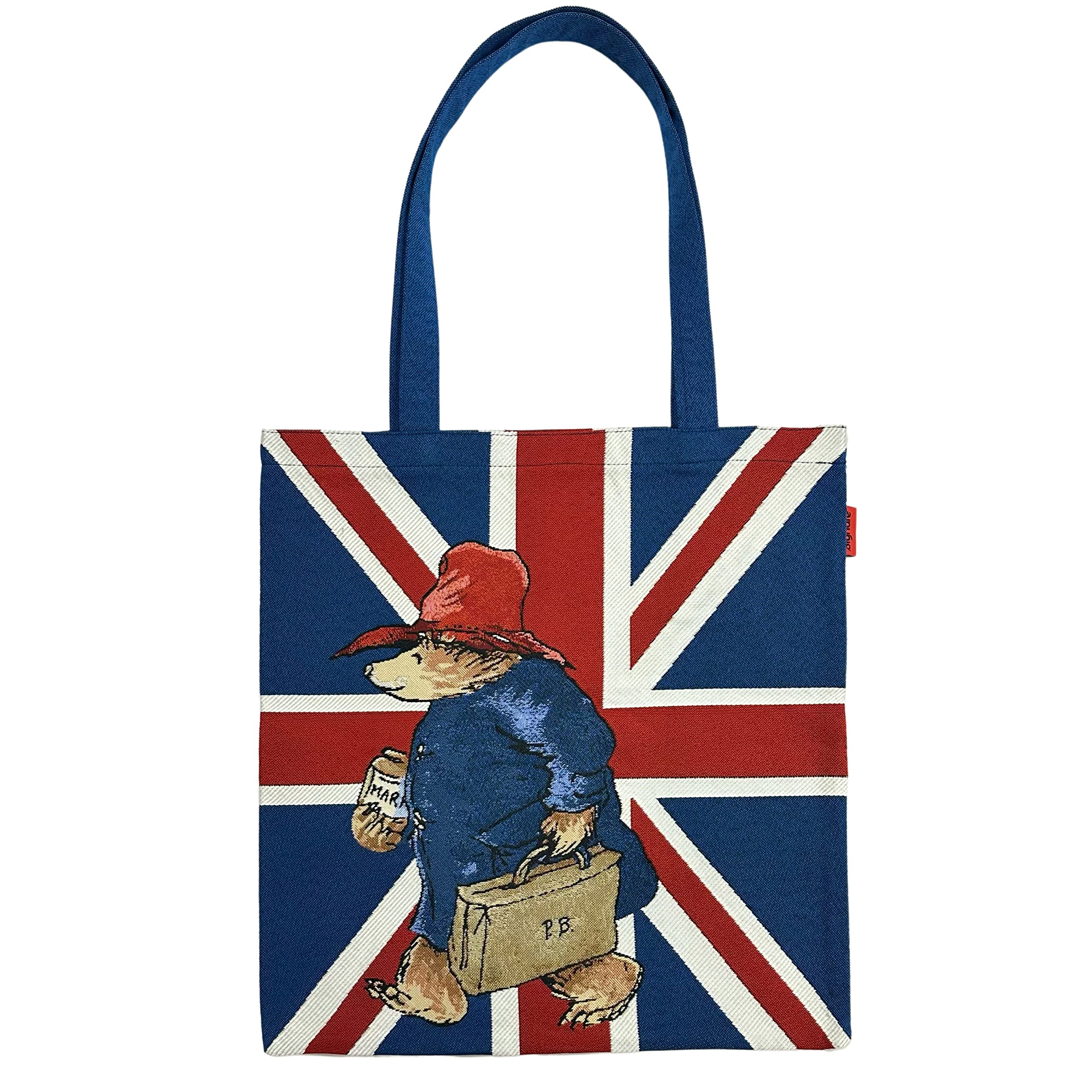 Signare Flat Tote Bag Woven Tapestry Design (FLAT-) (UJ Paddington)