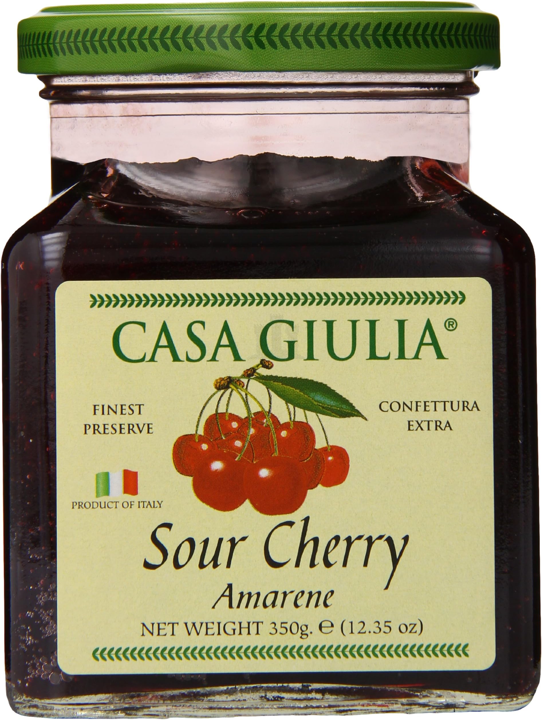 Casa Giulia Jam, Sour Cherry, 12.35 Ounce