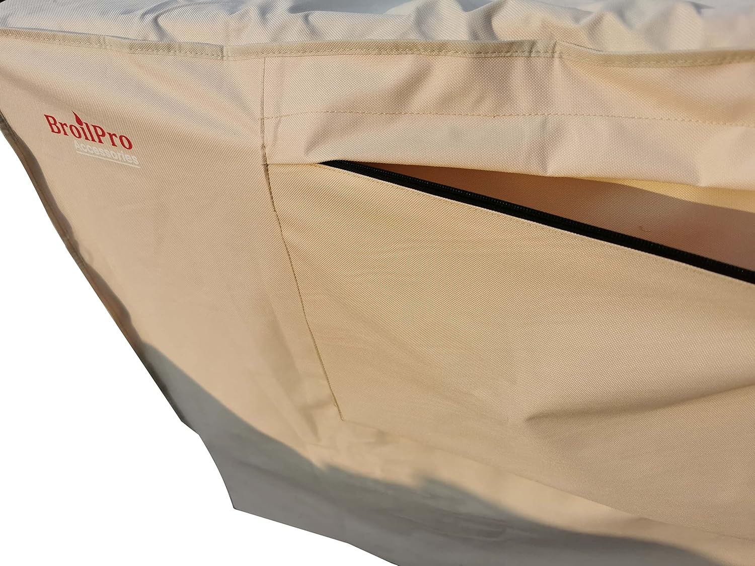 Waterproof 80-100 Qt Rolling Cooler Cart Cover Fits Most Patio Ice Chest Party Cooler Upto 43L x 22W x 32H inch-Beige