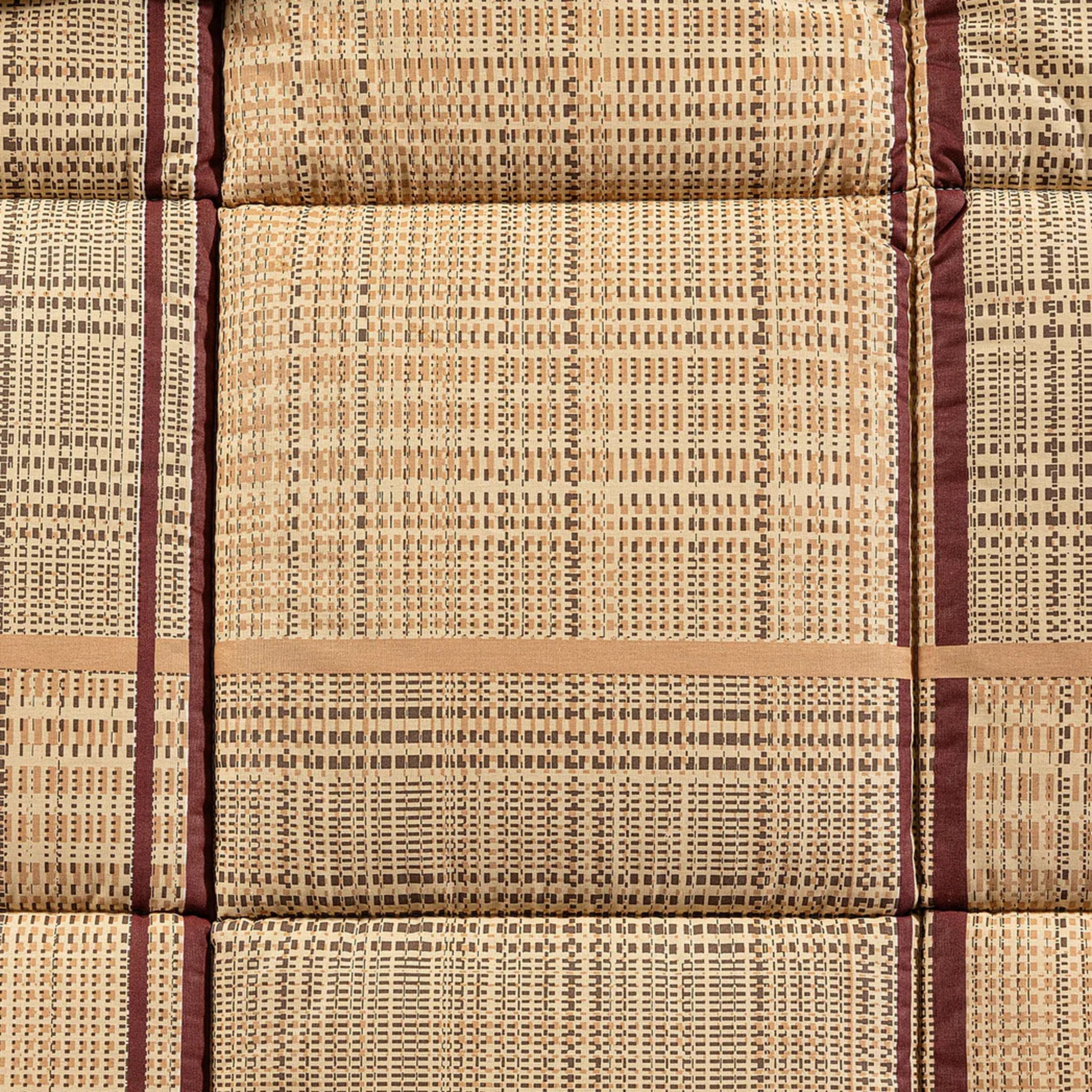 Caleffi Trapunta Matrimoniale Invernale in 100% Cotone Art. Scozia 260x265 cm Colore Ambra