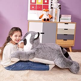 IKASA Giant Raccoon Stuffed Animal Plush Toy,Large Racoon 30 Cute Jumbo Soft Toys,Huge Big Size Plushy Fluffy Fat Oversized Plushie,Gifts for Kids