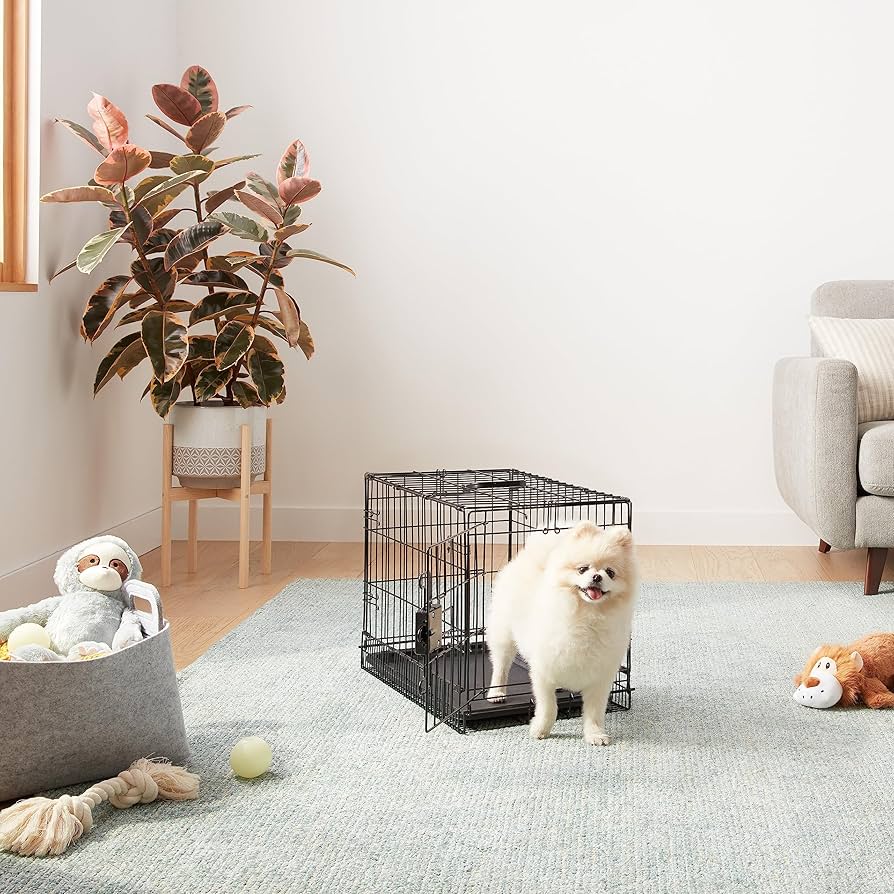 Amazonベーシック 犬 ペットケージ 折りたたみ可能 トレー付き 大型犬 Amazon.co.jp: Amazonベーシック 犬 ペットケージ 折りたたみ