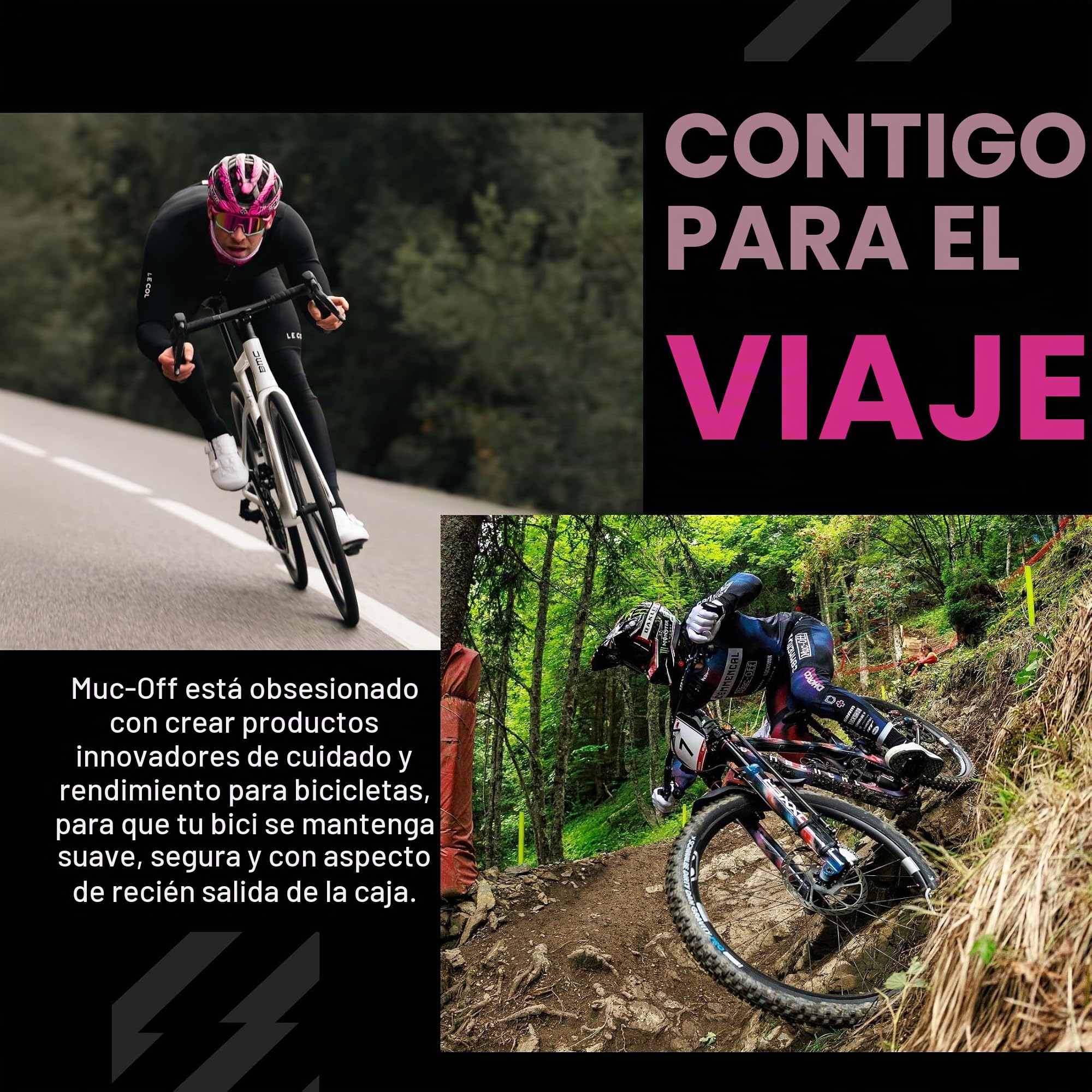 Muc-Off Ultimate Tubeless Setup Kit - Kit Sellador de Neumáticos para Reparación de Rueda de Bicicleta Tubeless, DH Wide - Incluye Fondo de Llanta, Parches, Válvulas y Sellador de Ruedas