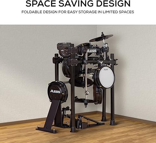 Miniatura 6 de Alesis Drums Surge Mesh SE Kit and Drum Essentials - Juego de batería eléctrica con conectividad USB MIDI, trono de batería y auriculares en la oreja