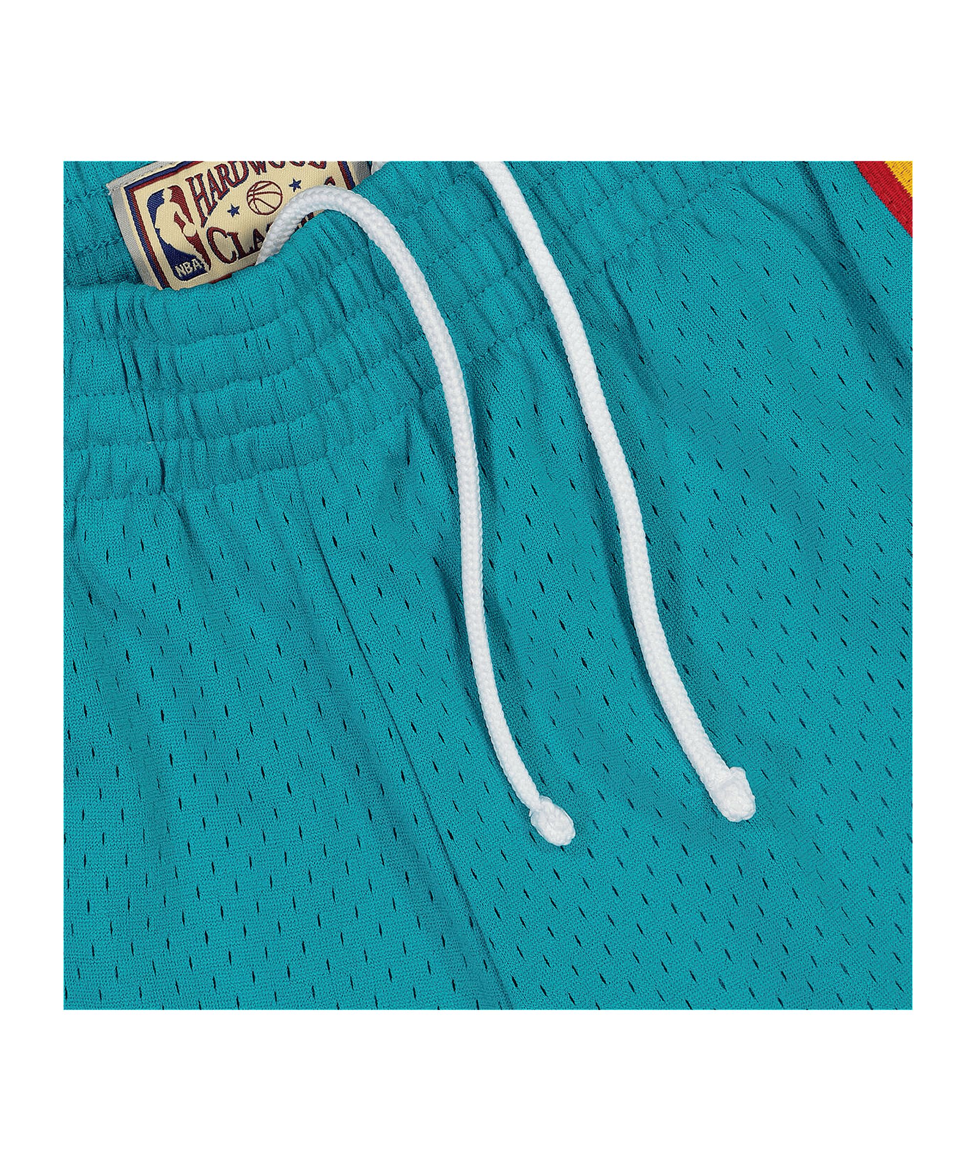 Mitchell & Ness Detroit Pistons 1998-99 Swingman NBA pantalón corto Turquesa