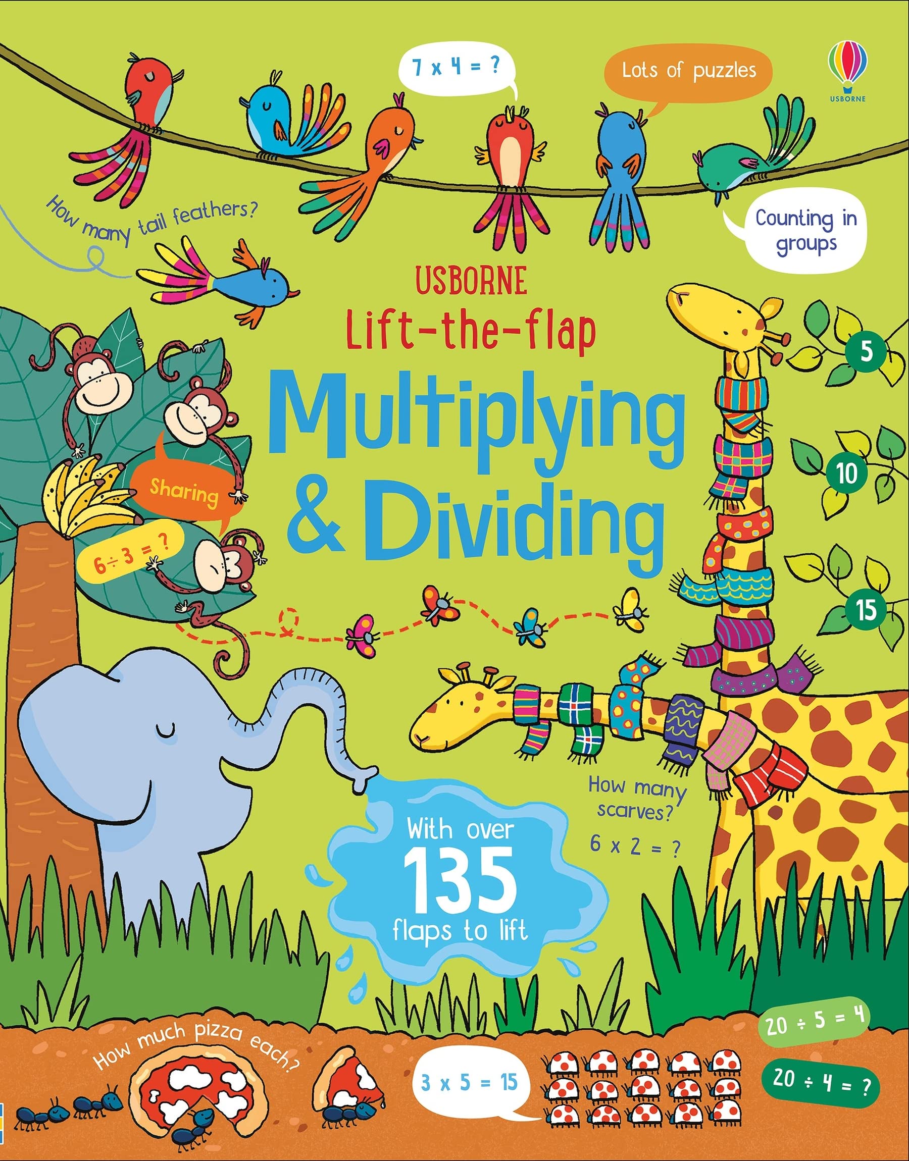 Usborne Publishing Ltd Lift The Flap Multiplying And Dividing