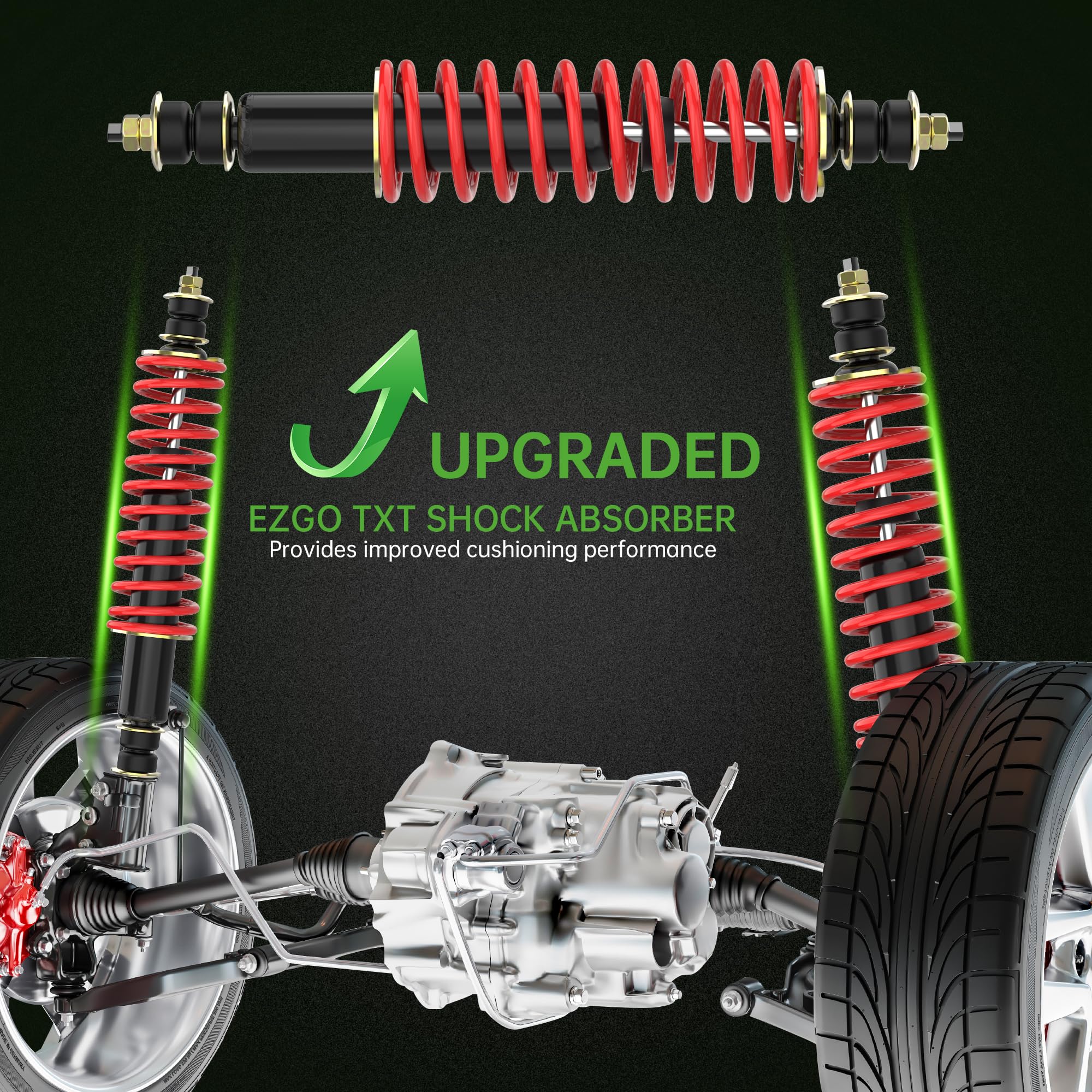 Amazon.com: 10L0L Heavy Duty Coil Springs Golf Cart Front/Rear