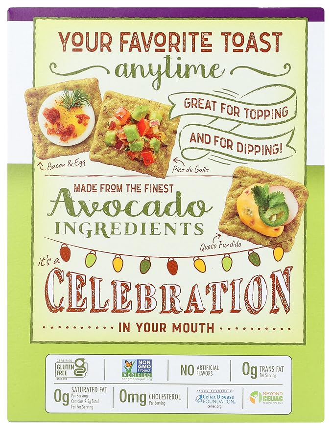 Galletas CRUNCHMASTER Salt & Pepper Avocado Toast 3.54 OZ miniatura 4