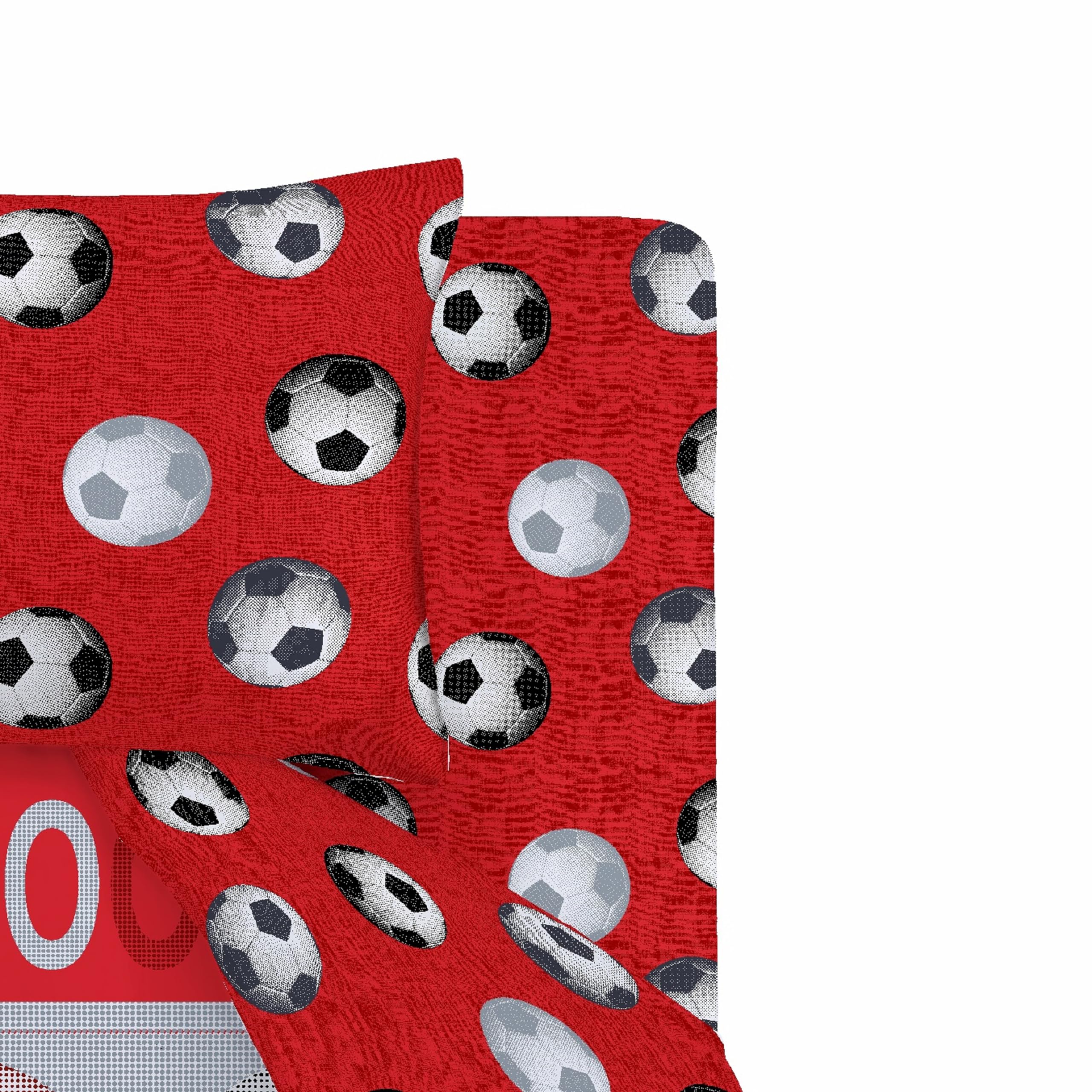 AVJWWD Voetbal beddengoedset, voetbalprint, kinderbeddengoed, 3-delige set, microvezel beddengoed, sport, voetbal, dekbedovertrek met 2 kussenslopen 65 x 65 cm (voetbal 03, 220 x 240 cm