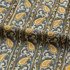 Modified Long Sleeve BD: Paisley India Block Print