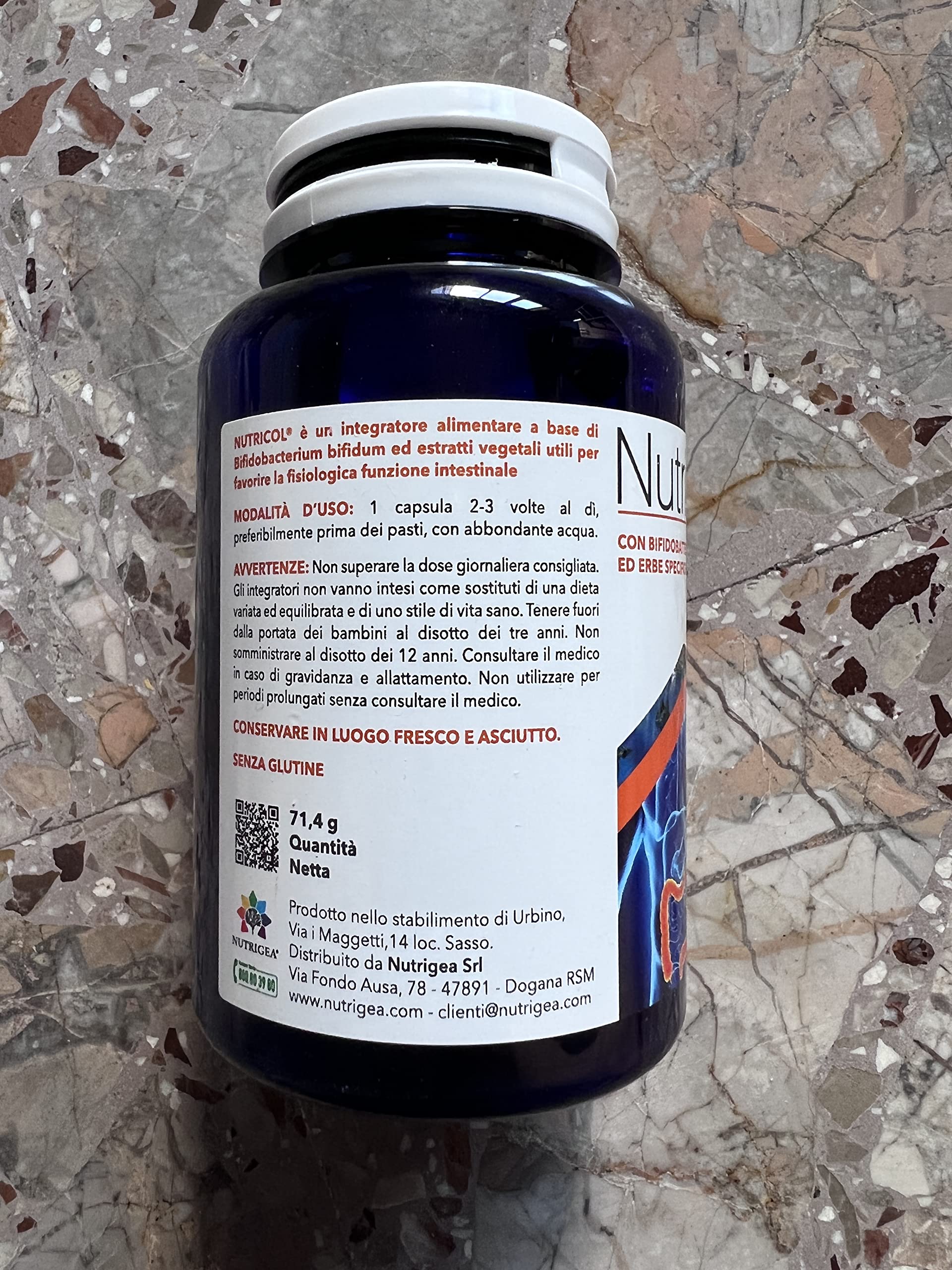 NUTRICOL 120 Capsula IL NON LASSATIVO CHE FUNZIONA