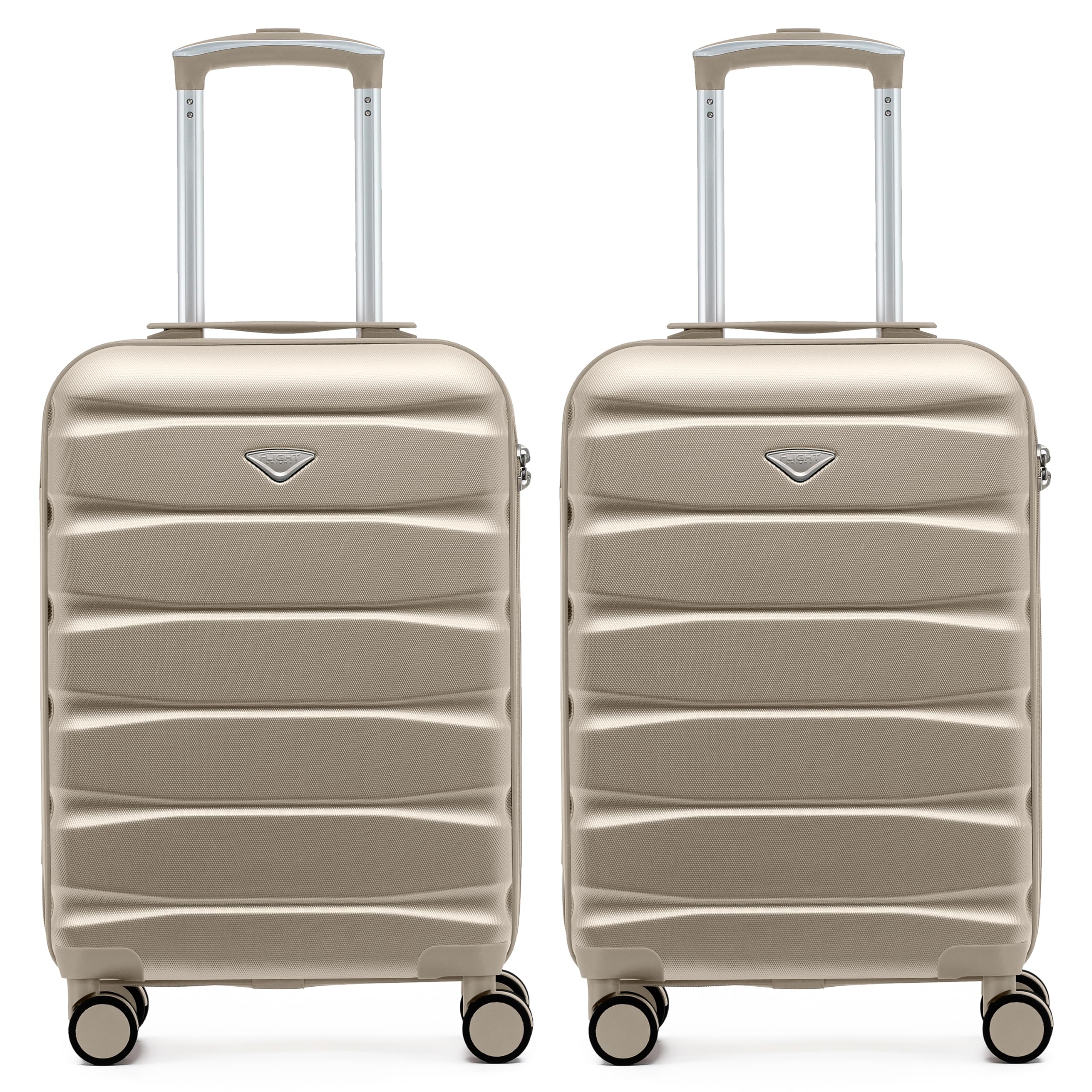 Flight Knight Underseat Cabin Suitcase 45x36x20cm | Free Hand Luggage for EasyJet & Wizz Air | Lightweight ABS Hard Shell with 8 Silent-Glide Spinner Wheels | Max Space Travel Bag — view 53