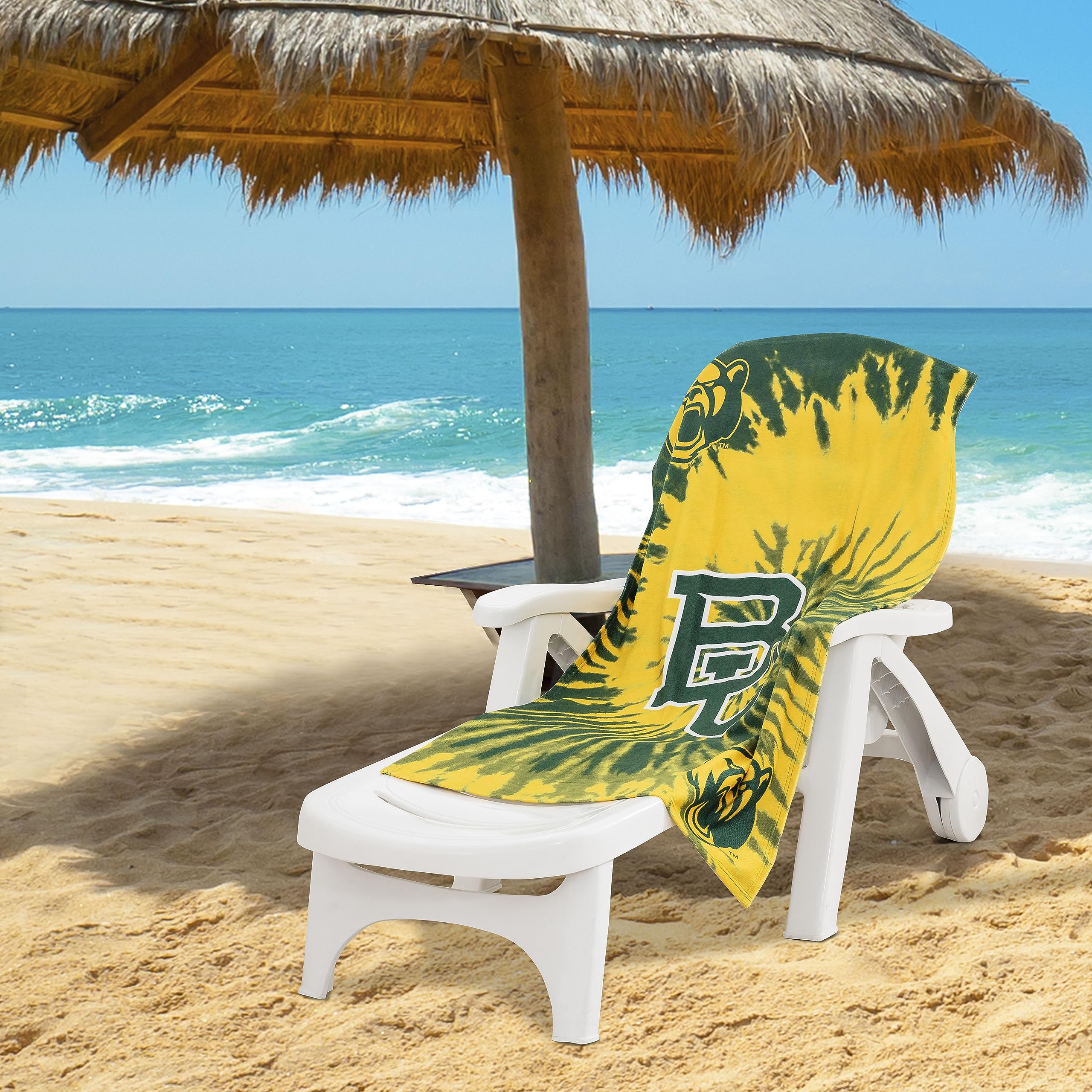 Northwest NCAA South Carolina Fighting Gamecocks Unisex-Adult Beach Towel, 30" x 60", Psychedelic - Image 2
