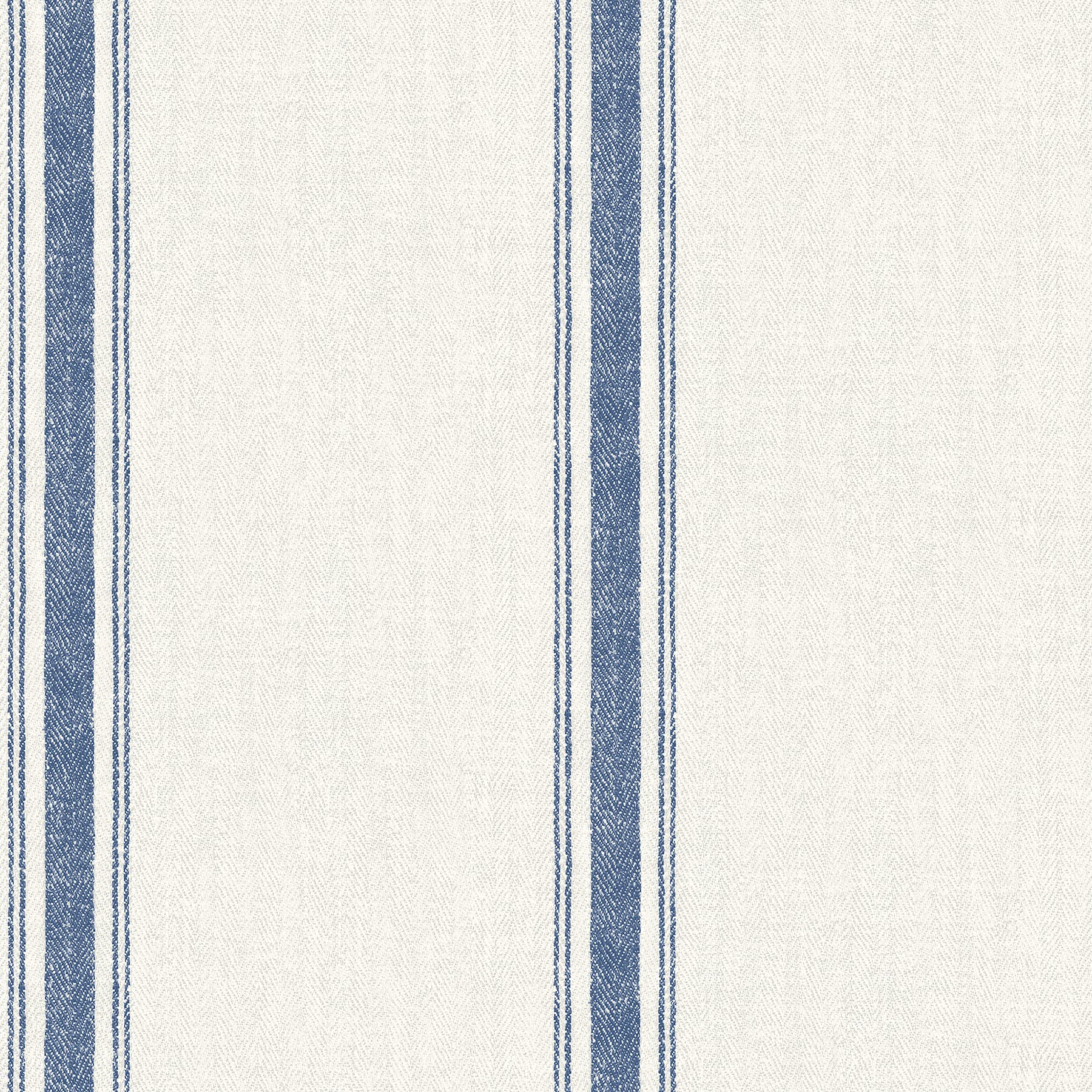 Chesapeake 3115-12462 Linette Fabric Stripe Wallpaper, Blue