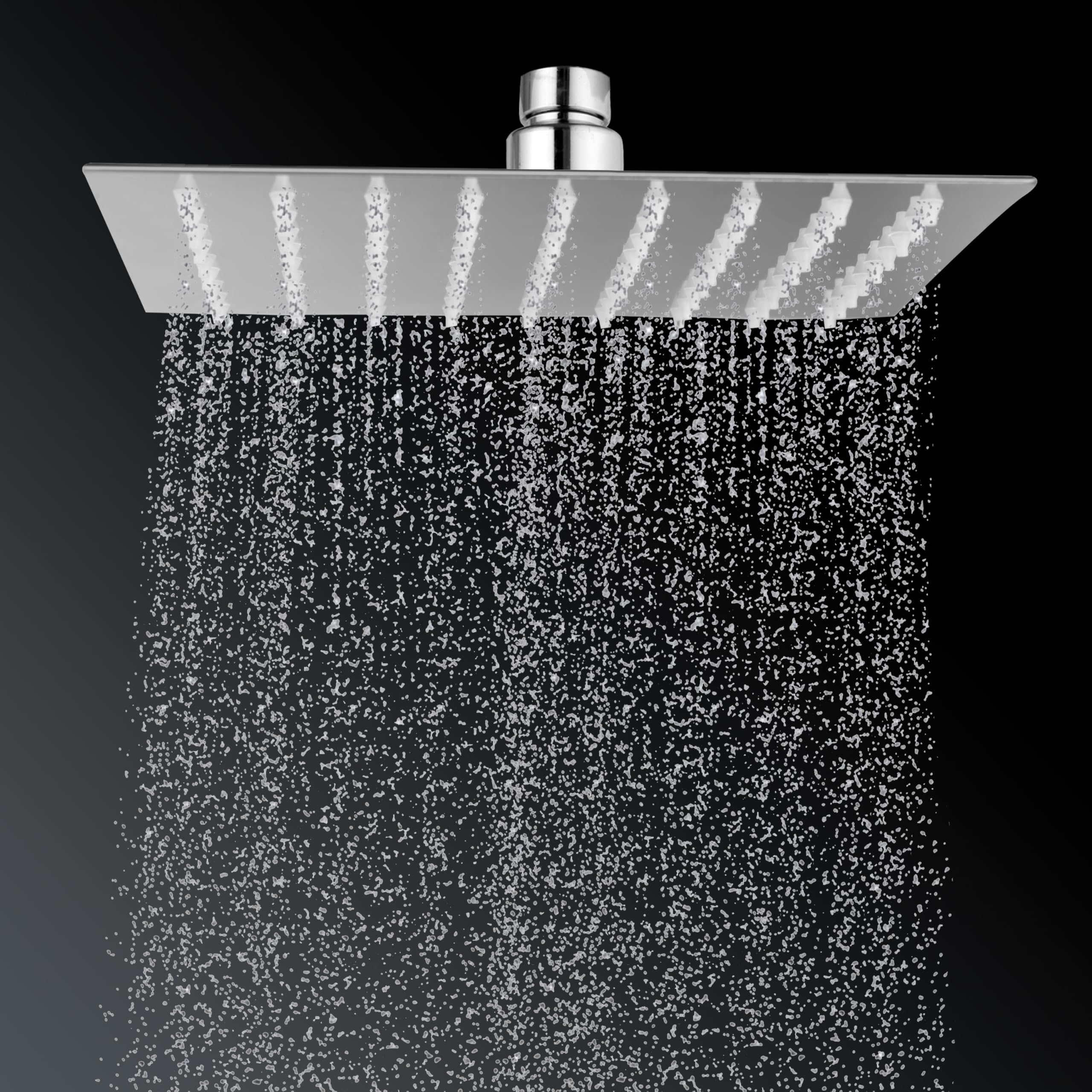 ULTRA SLIM Stainless Steel 304 Grade 6" X 6" Rain Shower Head For Bathroom, Chrome Finish (B0D9M5M8PY) Amazon Price History, Amazon Price Tracker