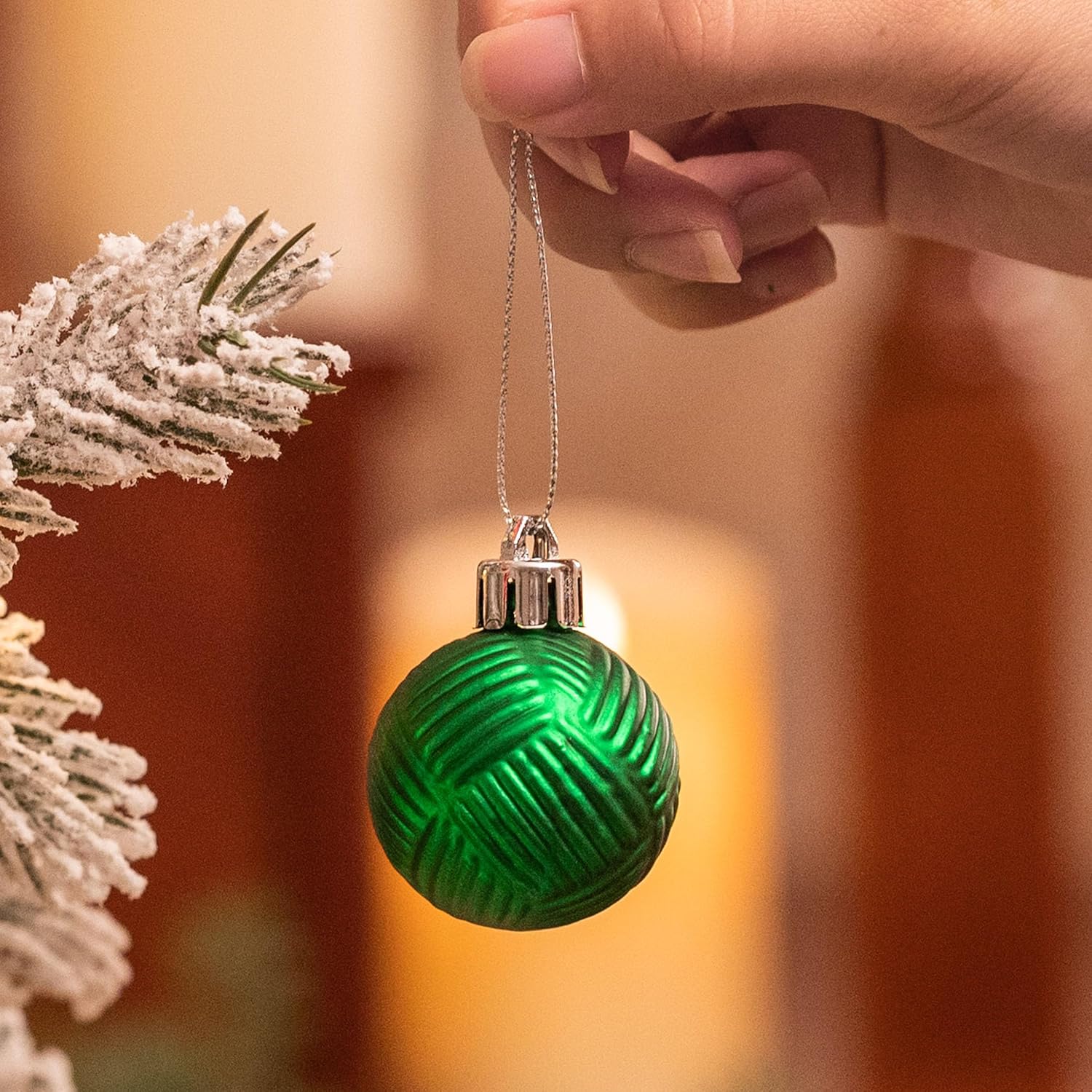 Valery Madelyn Christmas Ornaments Value Bundle(2 Items), 24ct & 16ct Red Green White Shatterproof Christmas Ball Ornaments Set, Decorative Hanging Ornament Bulk for Xmas Holiday Party Decor