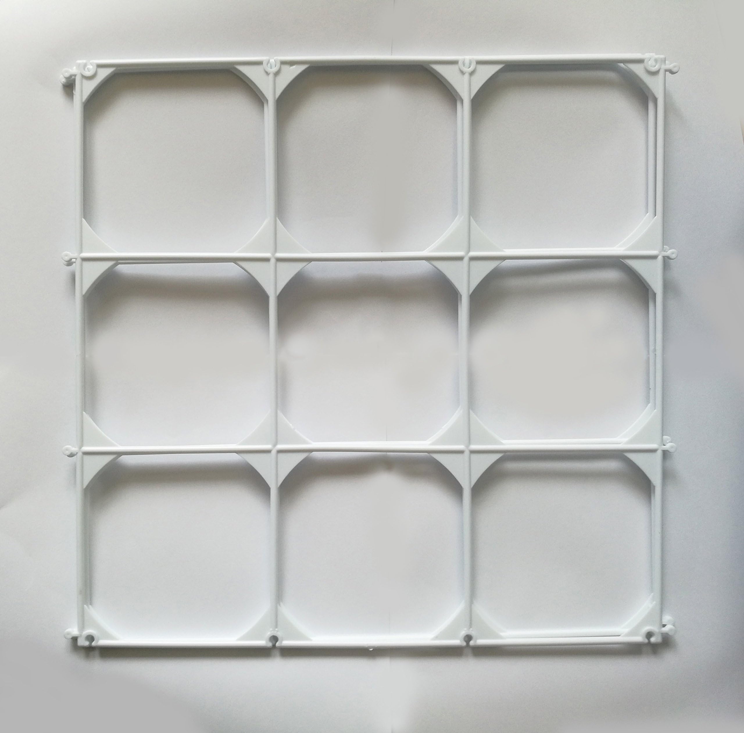 9 Cells Plastic Balloon Grids For Balloon Wall Art - 10 Pcs/Box