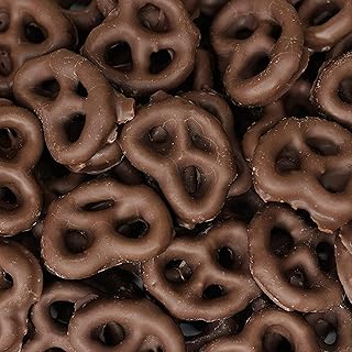 Dark Chocolate Covered Pretzels | 40 Ounce Bag | Salted Pretzels in Mild...
