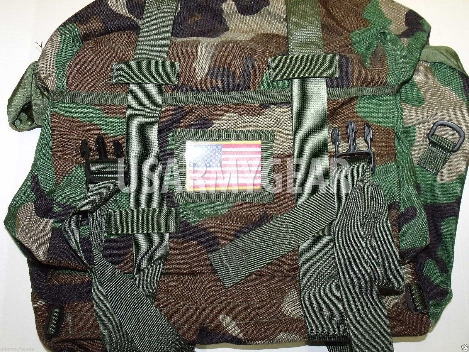 Genuine Military Issue New US Army Military GI Woodland Camo Waterproof Sleep System Carrier SSC Bag MOLLE MSS