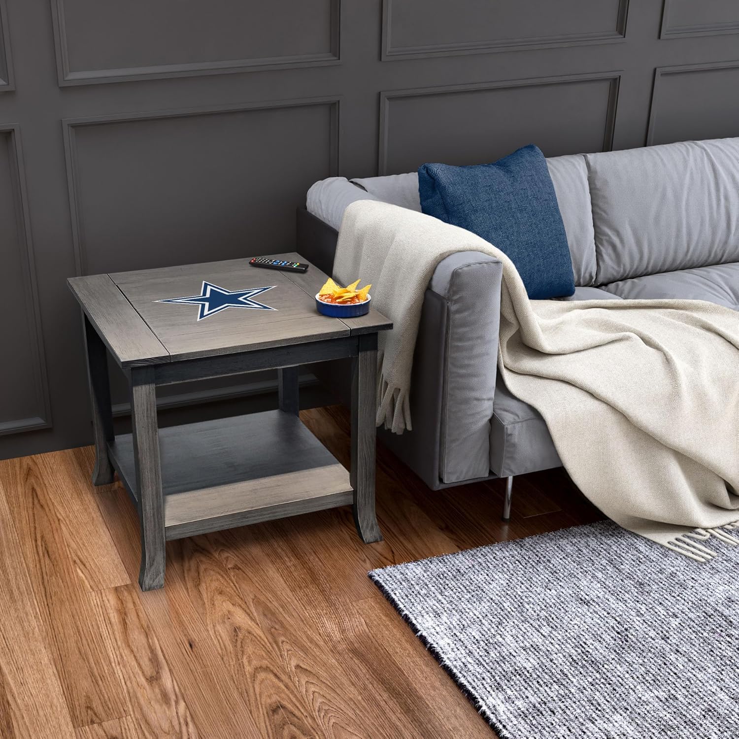 Imperial Dallas Cowboys Game Day Side Table