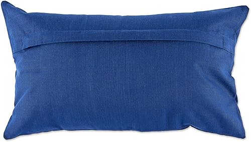 Miniatura 2 de DII Colección de fundas de almohada decorativas de algodón, color azul marino, 12x20, 4 unidades