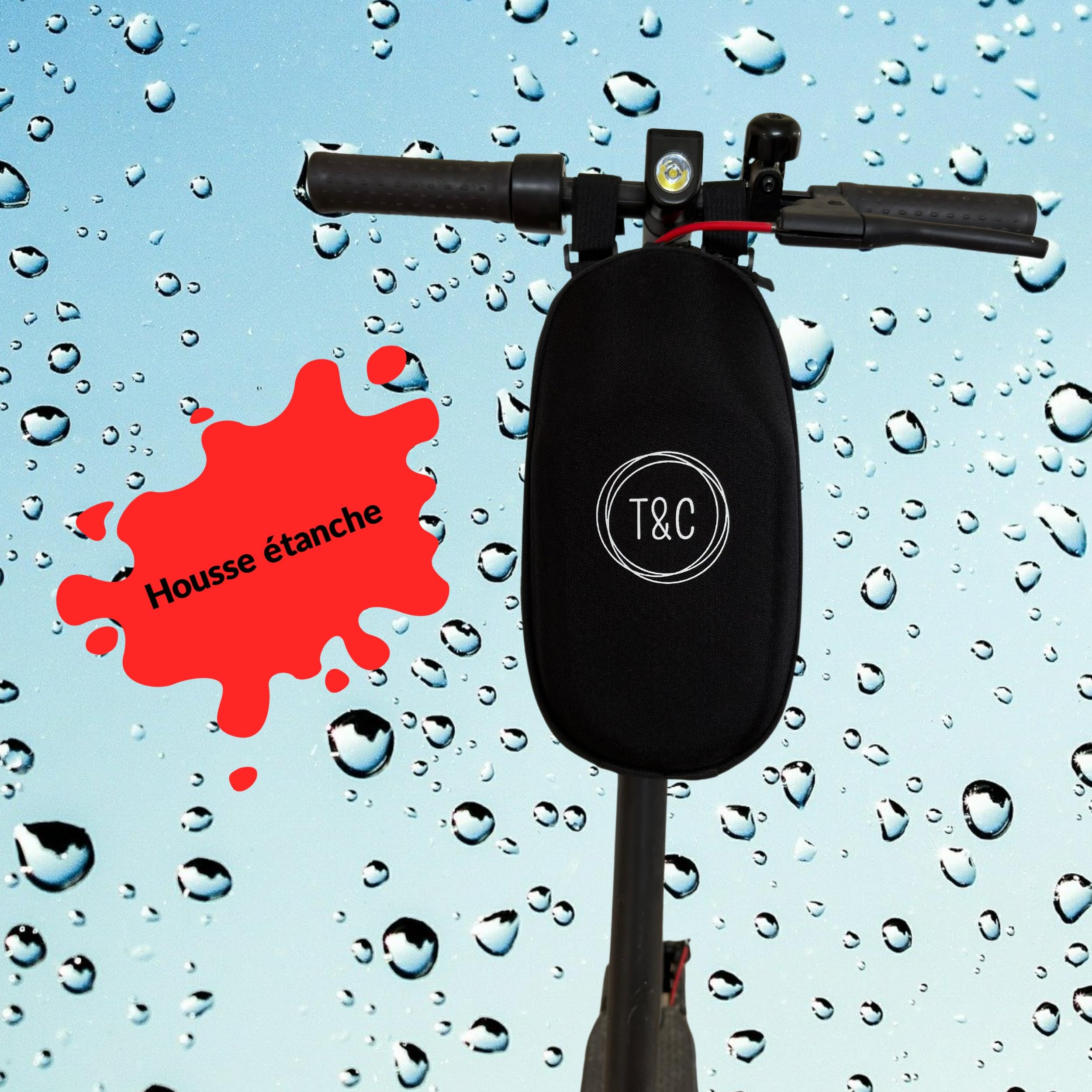 Antirrobo esposas para patinete eléctrico de bicicleta scooter con sus 3 llaves y su bolsa de almacenamiento hermética, cerradura cerradura, candado accesorios