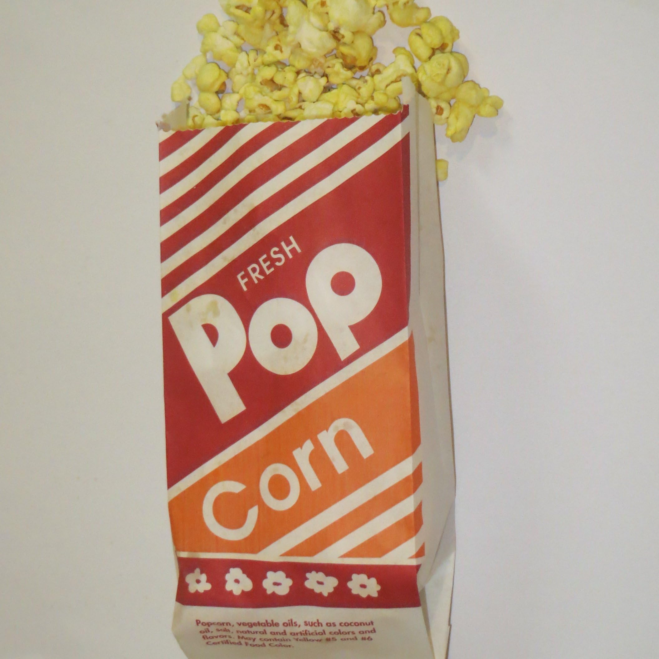 Popcorn Bags 8''x 3.5" x 2.25" appx. 200/bags