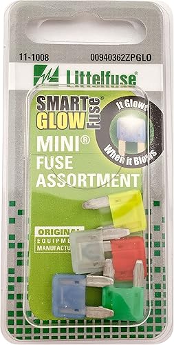Littelfuse 00940362ZPGLO Big ATO Blade Smart Glow Blade Fusible surtido - 5 piezas
