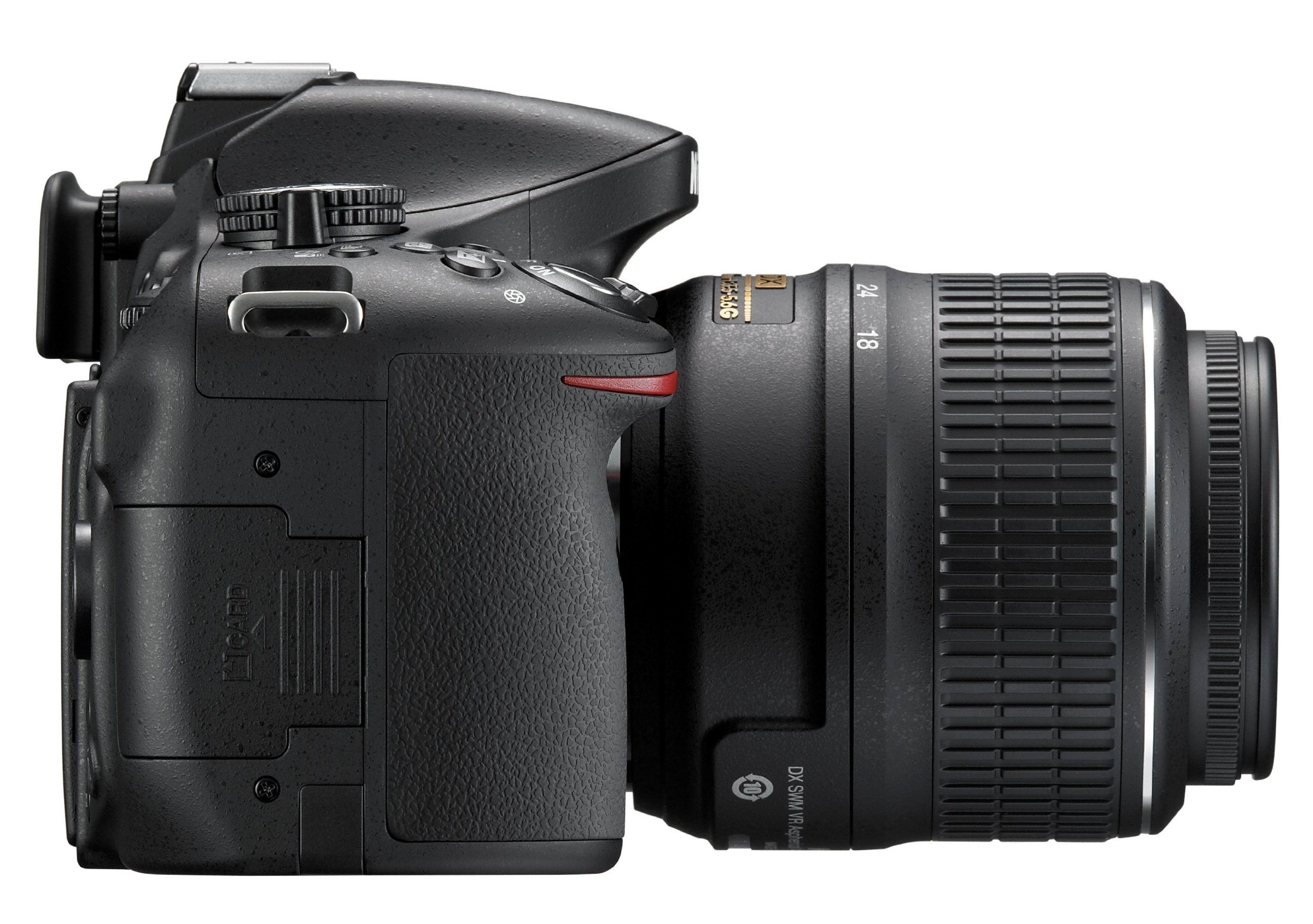 Nikon D5200 Digital SLR Camera with 18-55mm VR Lens Kit - Black (24.1MP) 3 inch LCD (Certified Refurbished)