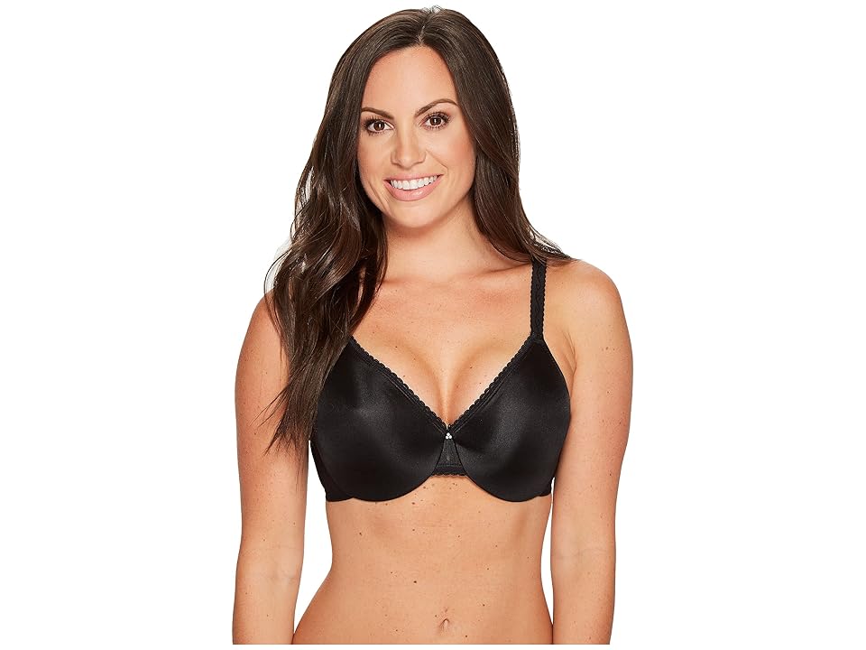 Wacoal Simple Shaping Minimizer Underwire Bra 857109 (Black) Women's Bra INTERNATIONAL SHIPPING