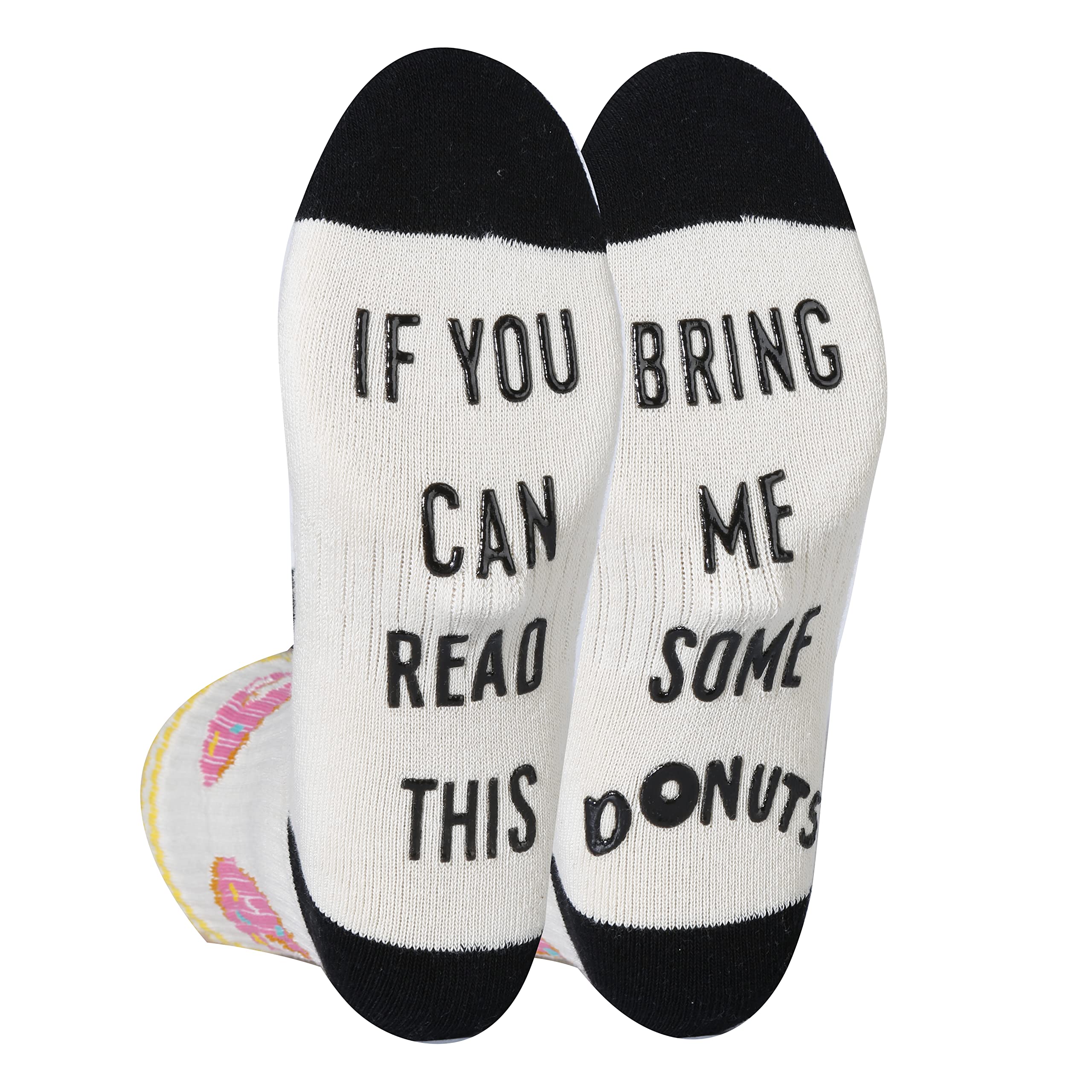 OoohYeah Unisex Novelty If You Can Read This Saying Athletic Crew Socks, Cool Funny Cotton Dress Socks Gift for Men & Women